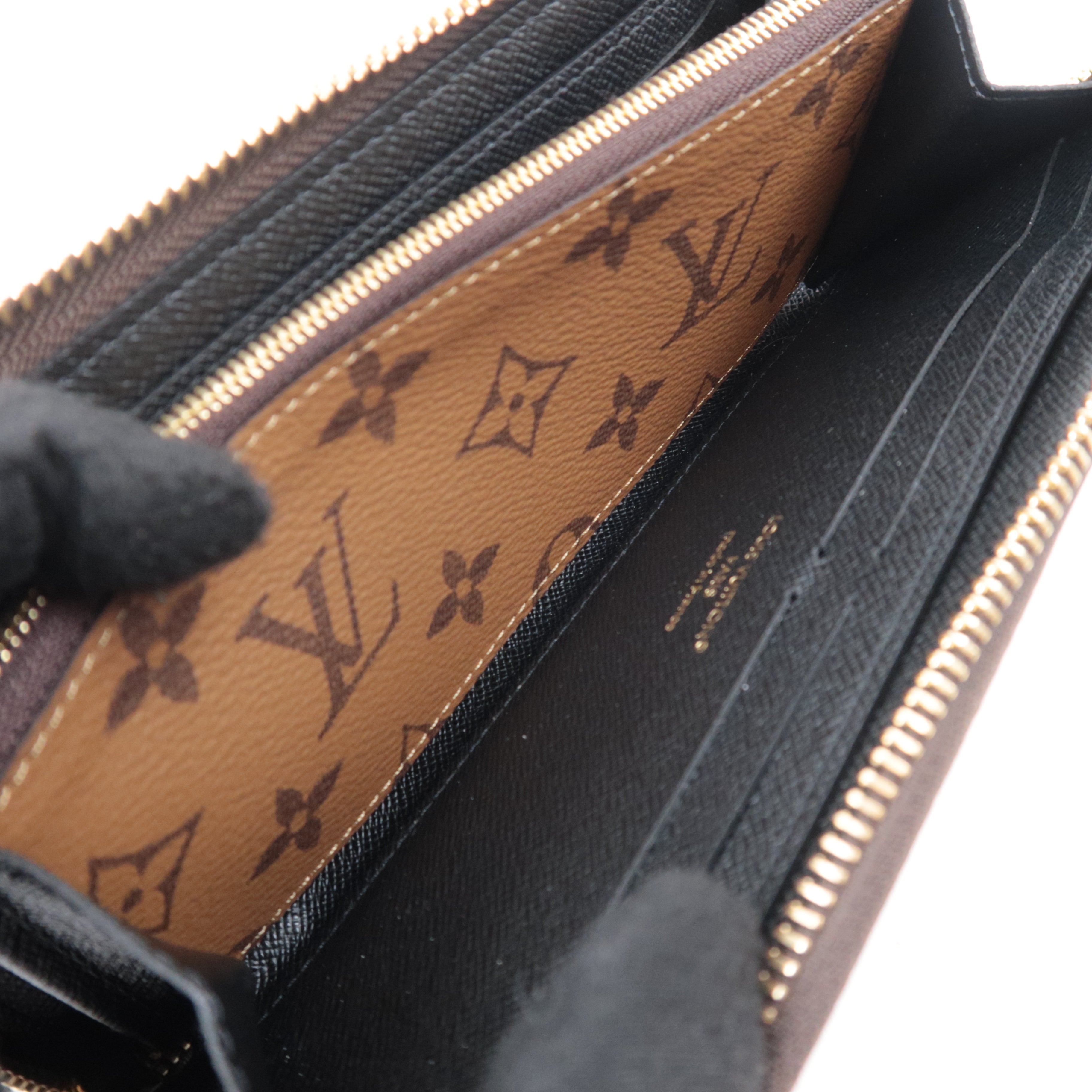 Louis Vuitton Monogram Reverse Portefeuille Clemence Wallet M82336