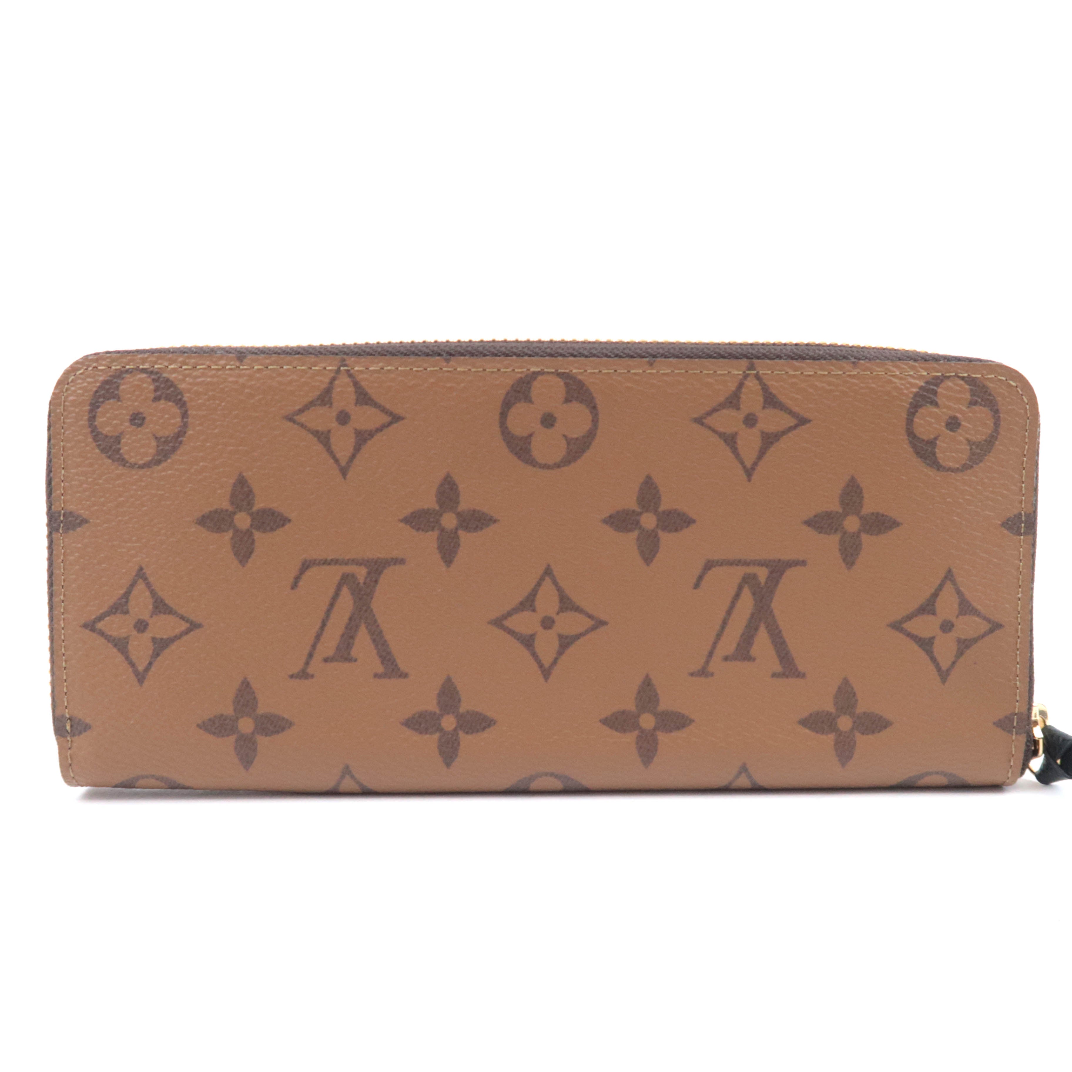 Louis Vuitton Monogram Reverse Portefeuille Clemence Wallet M82336