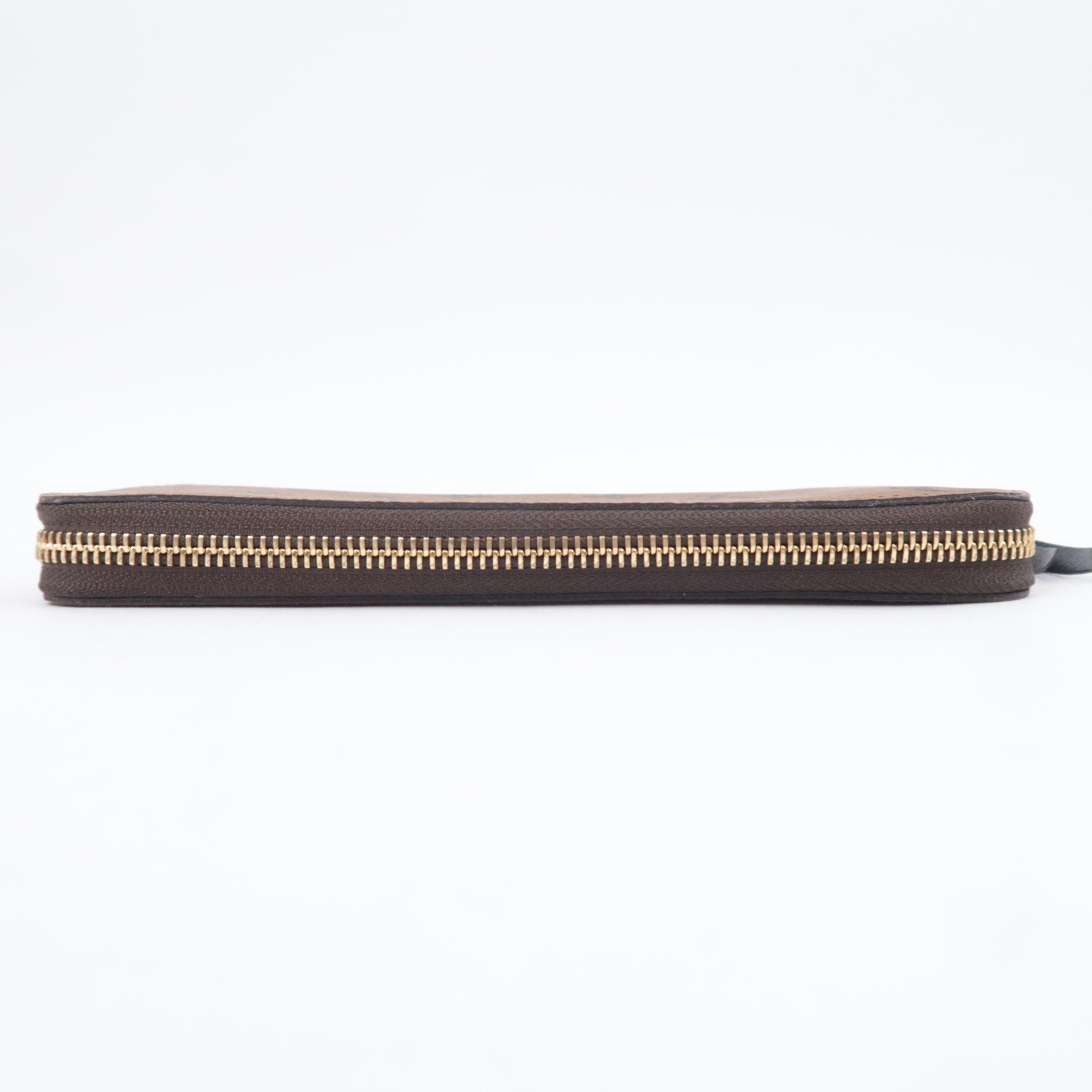 Louis Vuitton Monogram Reverse Portefeuille Clemence Wallet M82336