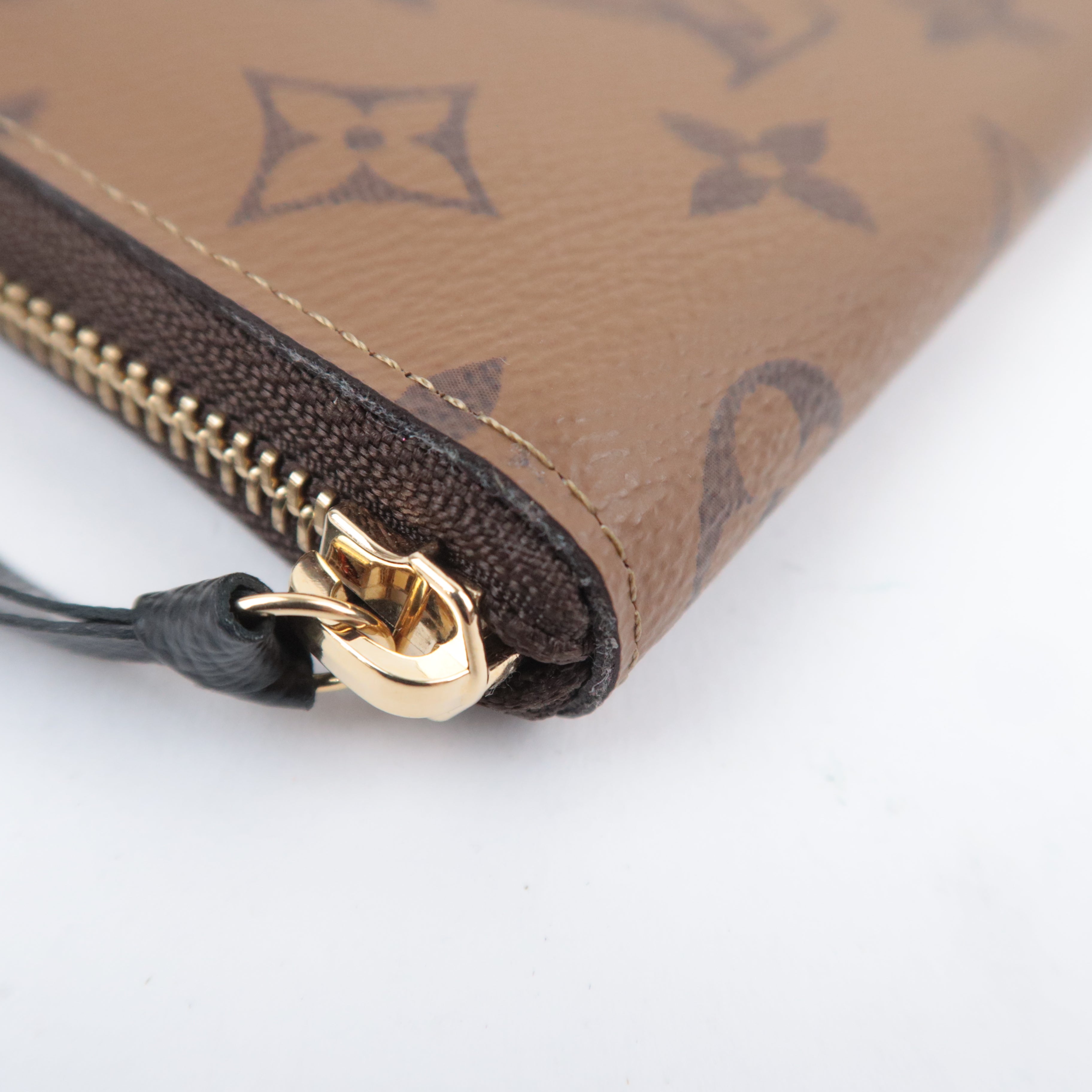 Louis Vuitton Monogram Reverse Portefeuille Clemence Wallet M82336