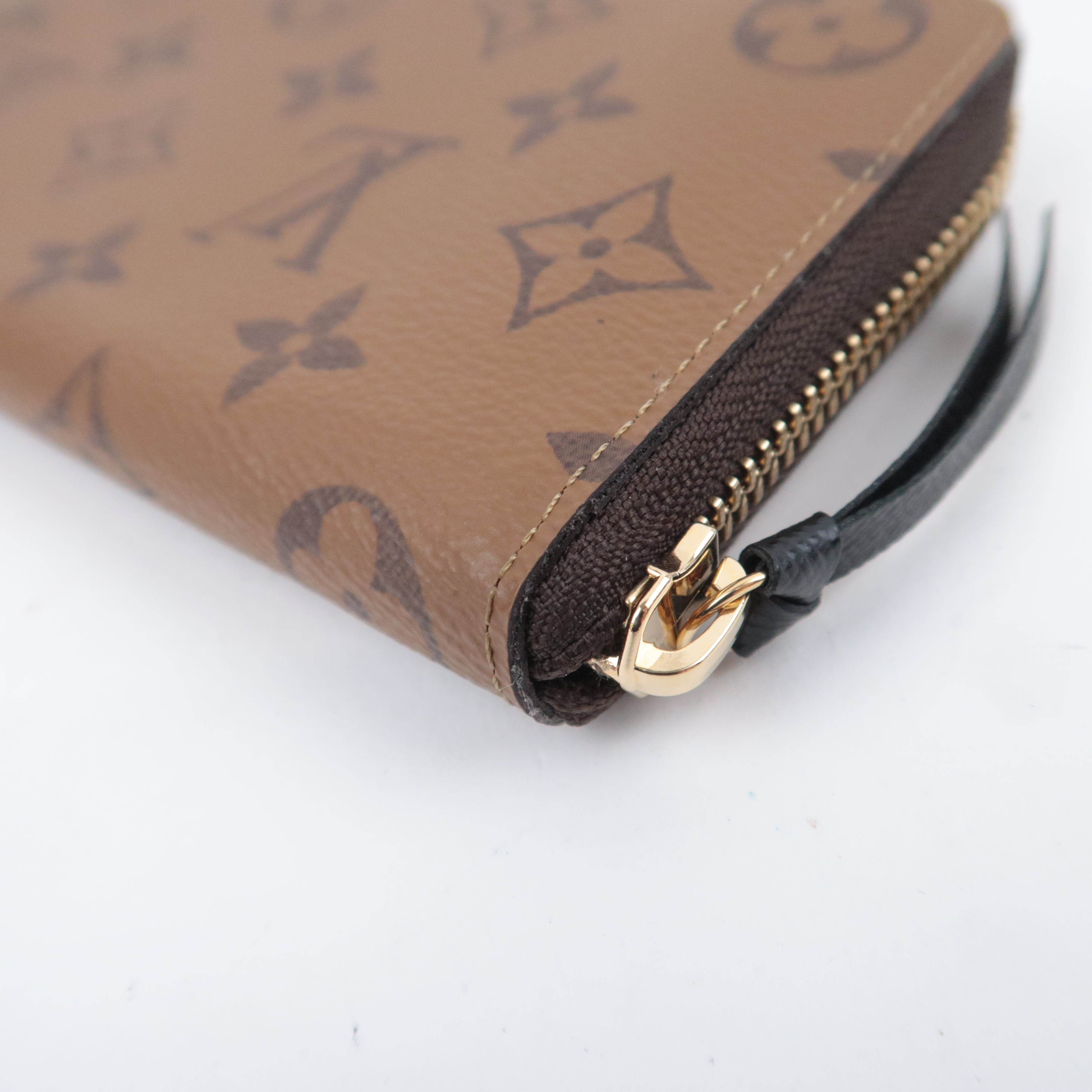 Louis Vuitton Monogram Reverse Portefeuille Clemence Wallet M82336