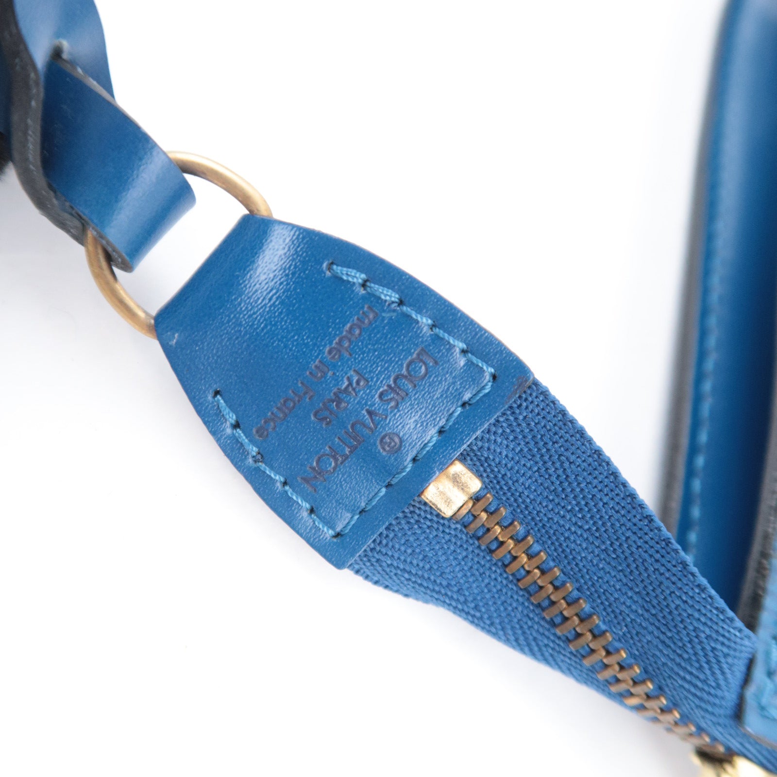 Louis Vuitton Epi Pochette Accessoires Handbag Toledo Blue M52955