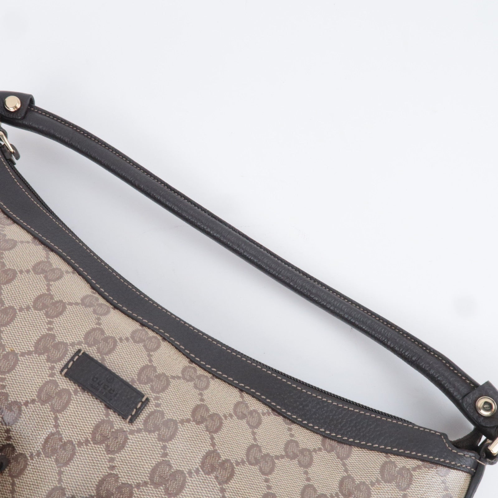 GUCCI Abby GG Crystal Shoulder Bag Beige 293581