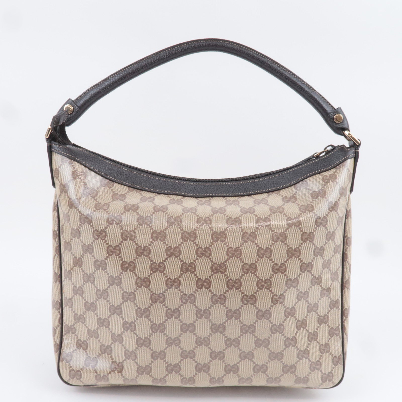 GUCCI Abby GG Crystal Shoulder Bag Beige 293581
