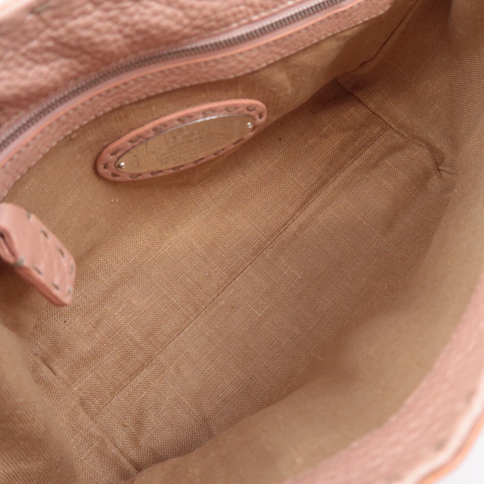 FENDI Selleria Mini Linda Leather Handbag 8BR486