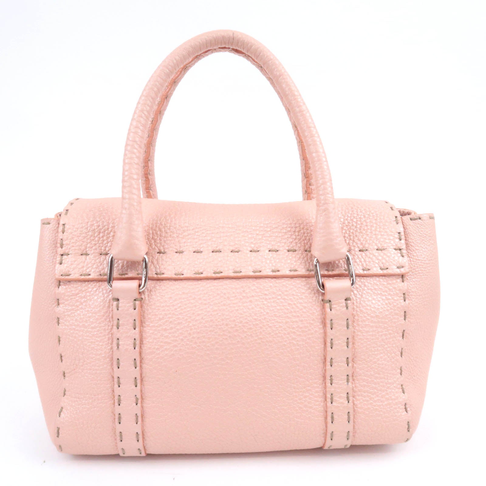 FENDI Selleria Mini Linda Leather Handbag 8BR486