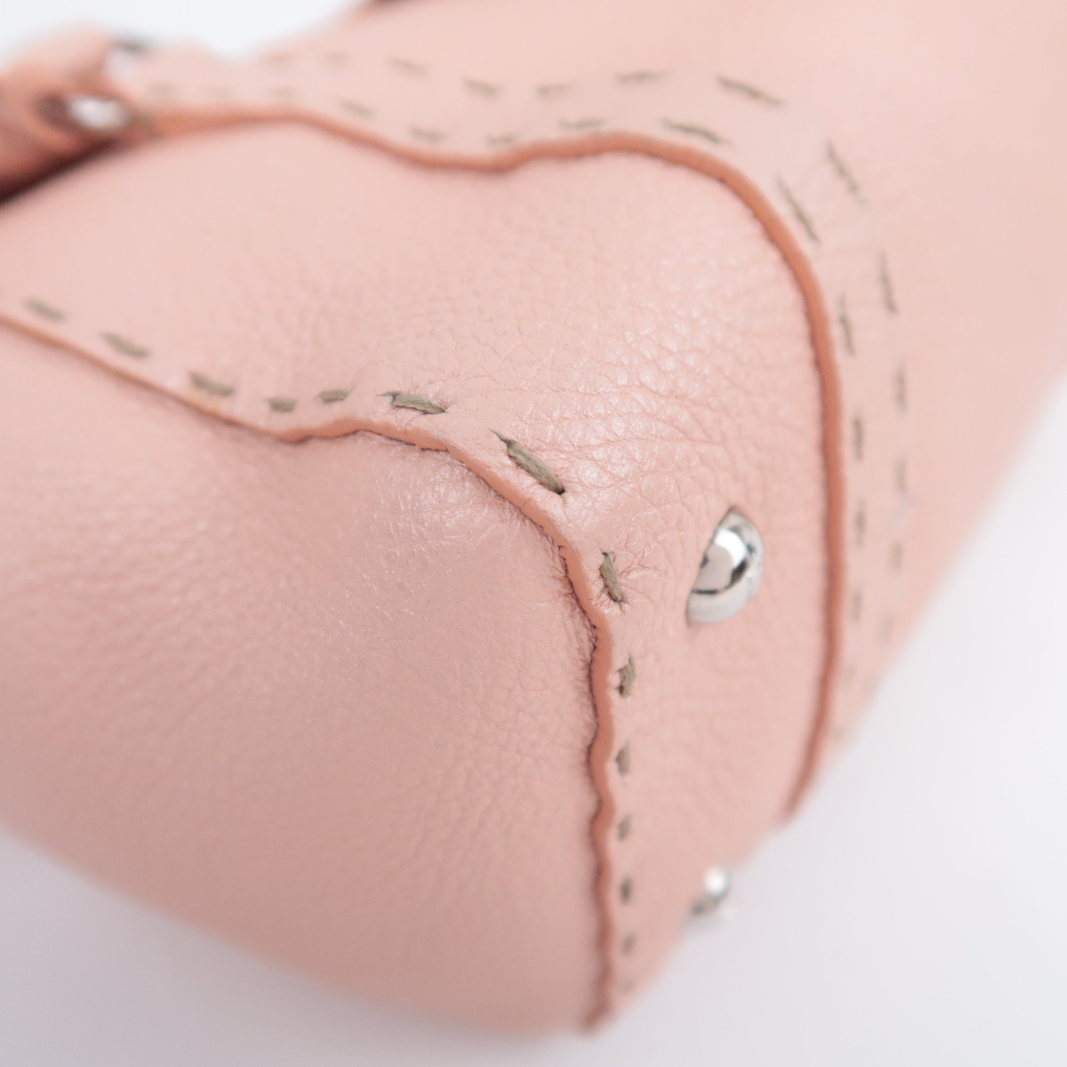 FENDI Selleria Mini Linda Leather Handbag 8BR486