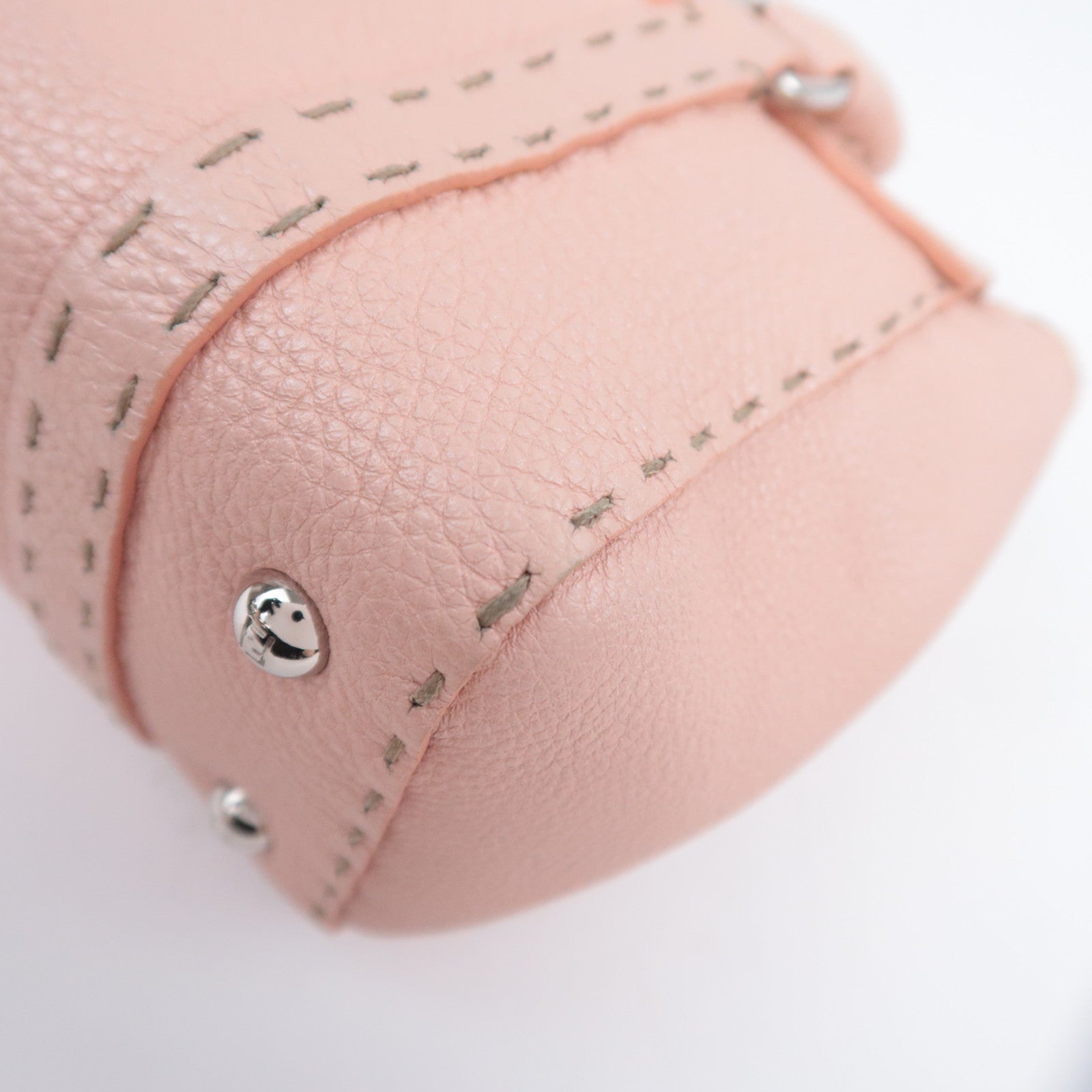 FENDI Selleria Mini Linda Leather Handbag 8BR486