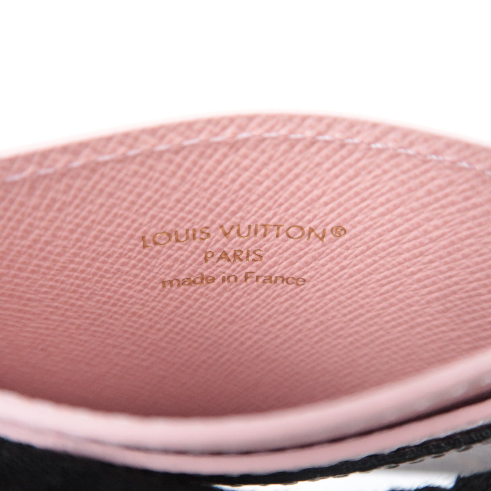 Louis Vuitton Monogram Porte Carte LV Charm Card Case M82739