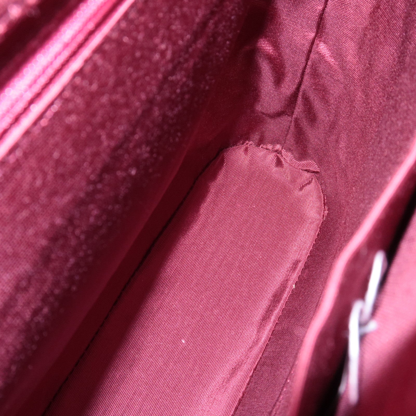 BURBERRY Nova Plaid Canvas Shoulder Bag Bordeaux