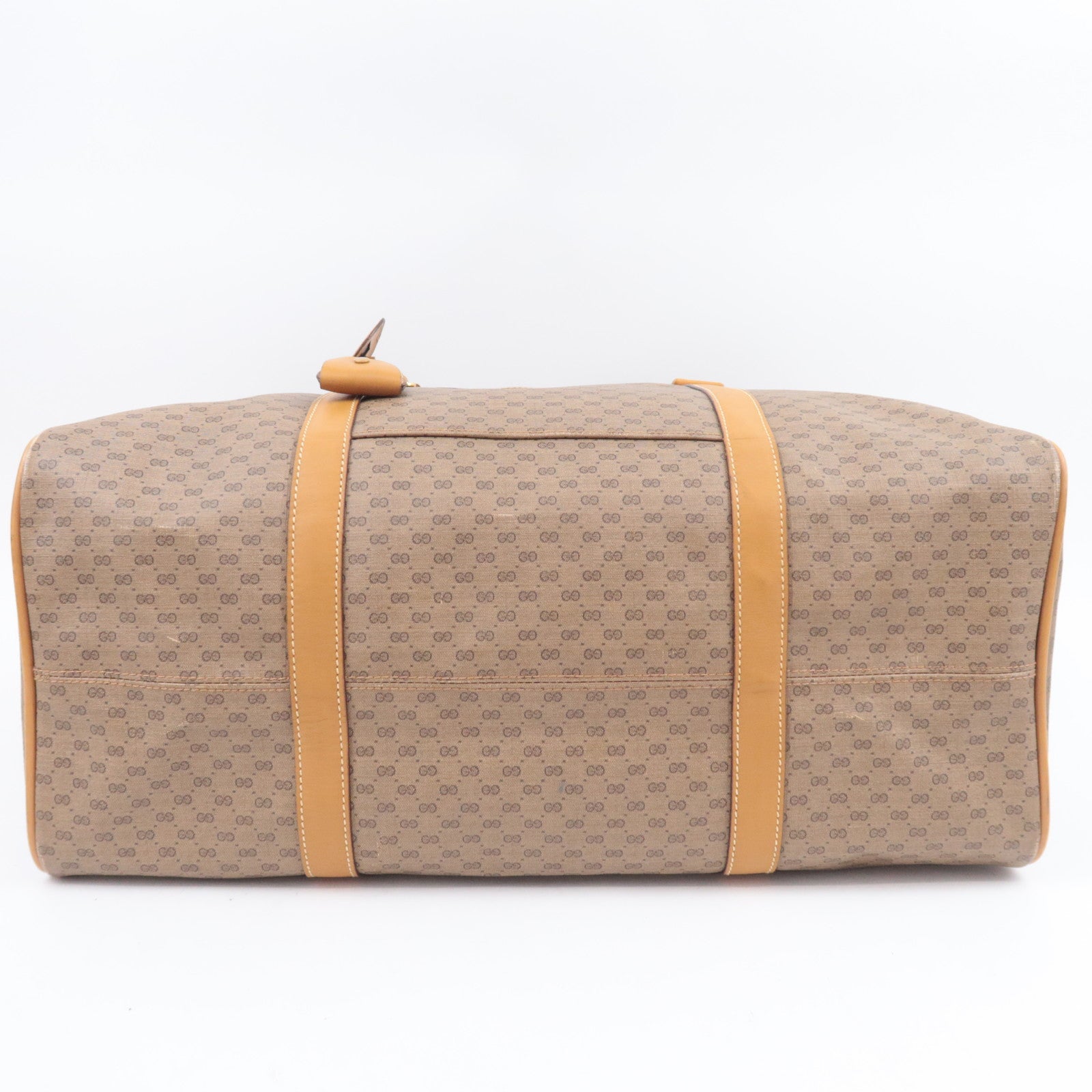 GUCCI Old Gucci Sherry Micro GG PVC Boston Bag 012.39.0079
