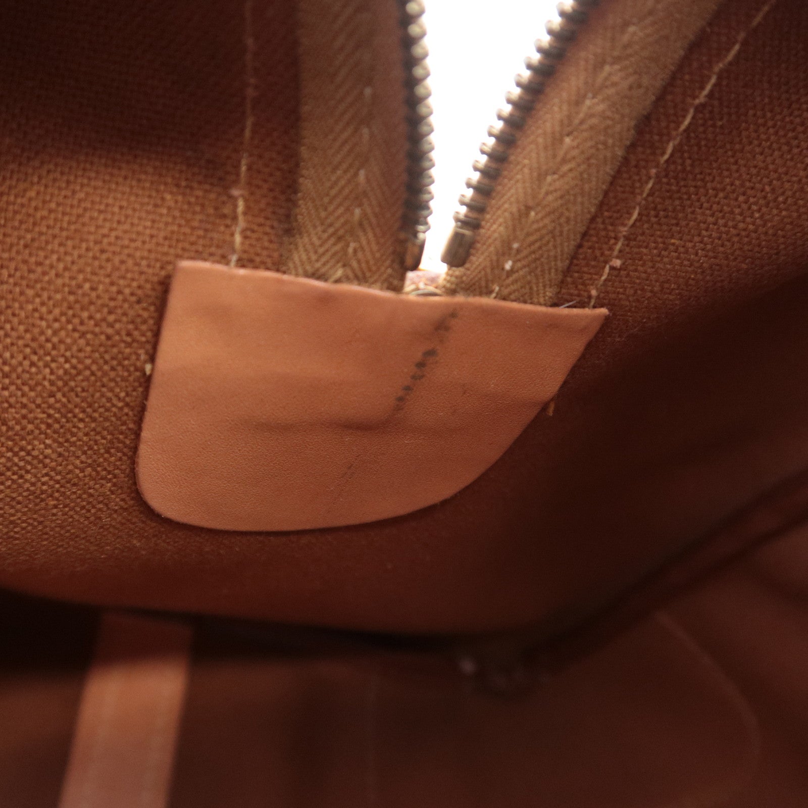 CELINE Macadam PVC Leather Boston Bag Brown