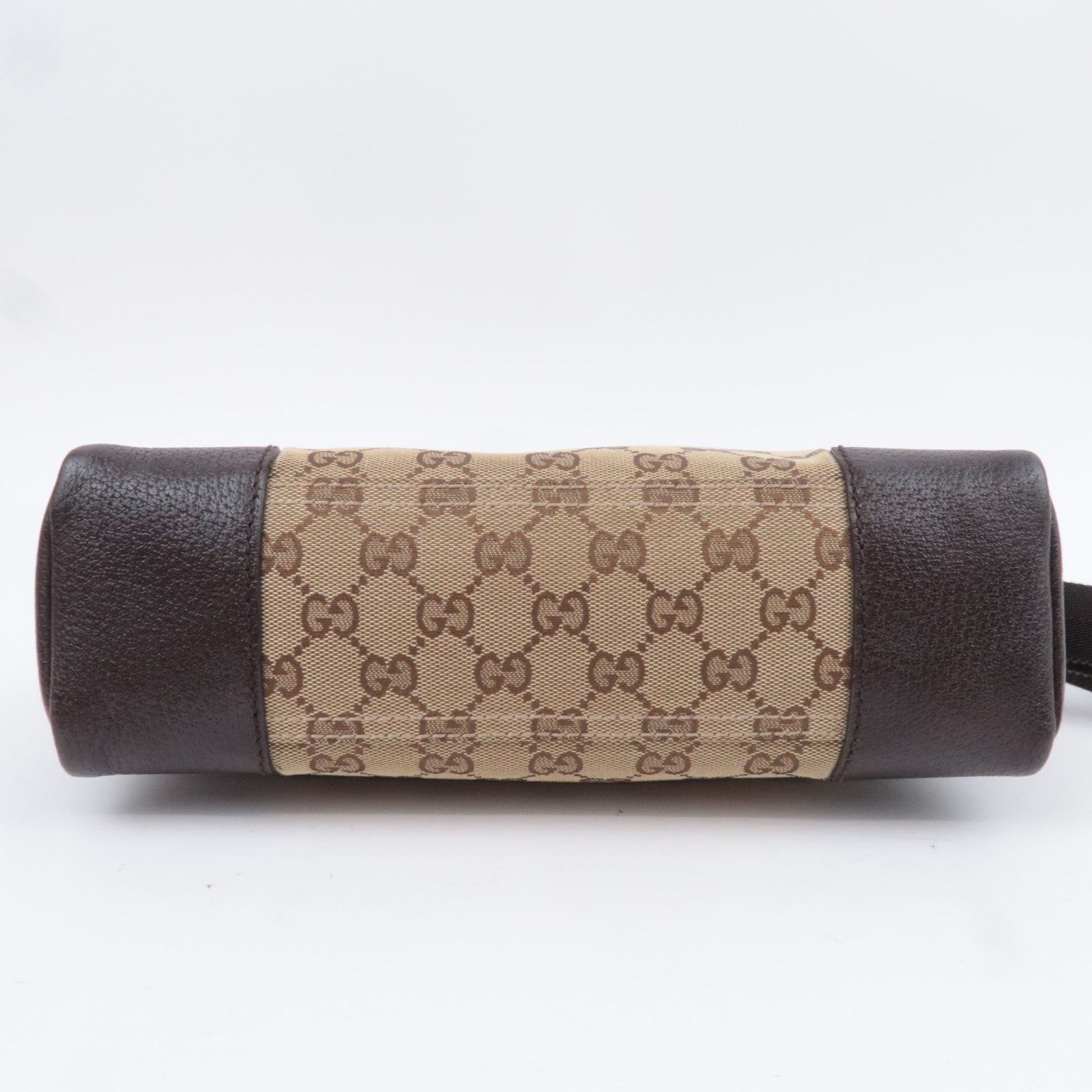 GUCCI GG Canvas Shoulder Bag Beige 114273