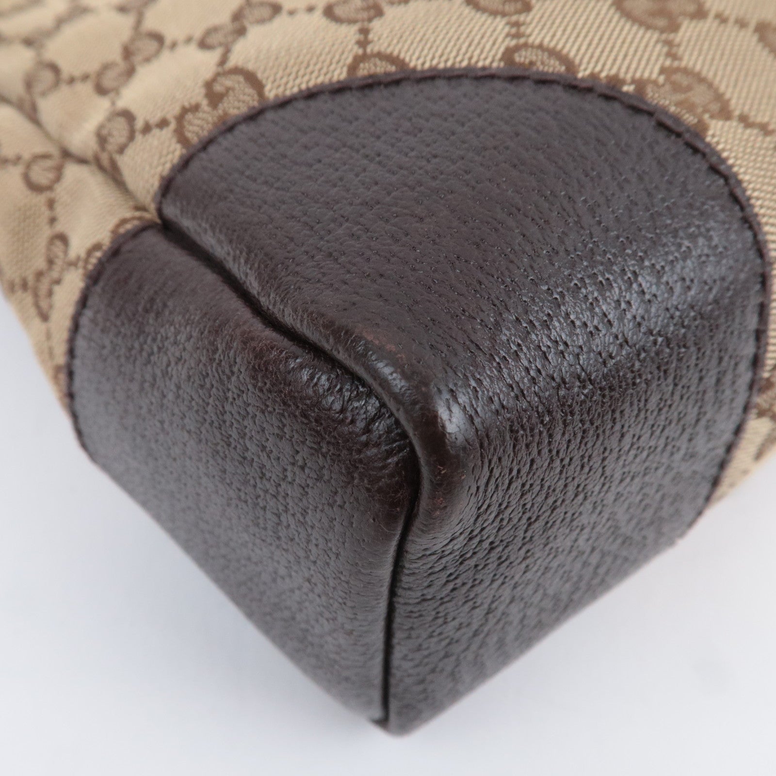 GUCCI GG Canvas Shoulder Bag Beige 114273