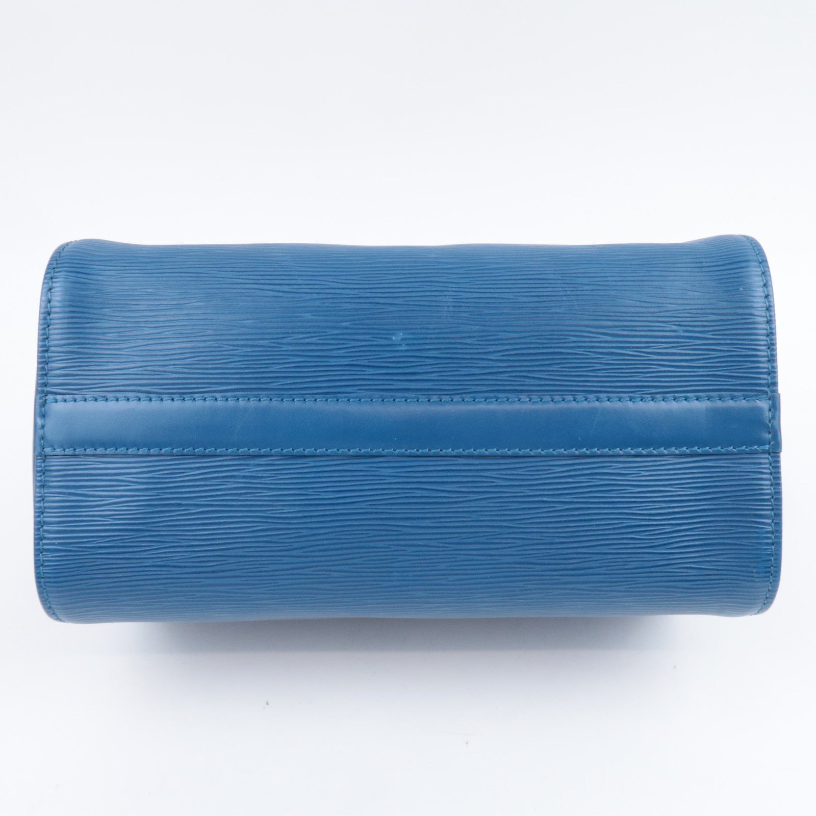 Louis Vuitton Epi Speedy 25 Handbag Toledo Blue M43015