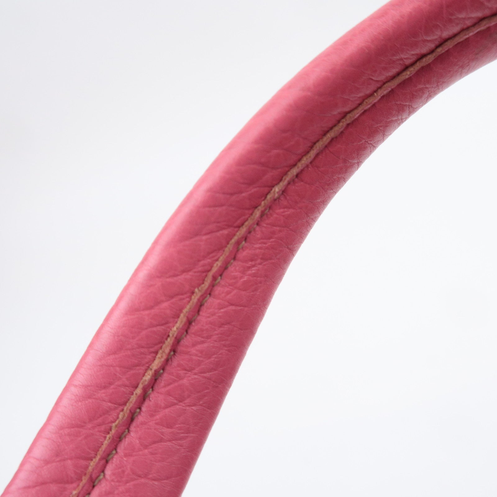 PRADA Leather Shoulder Bag Pink