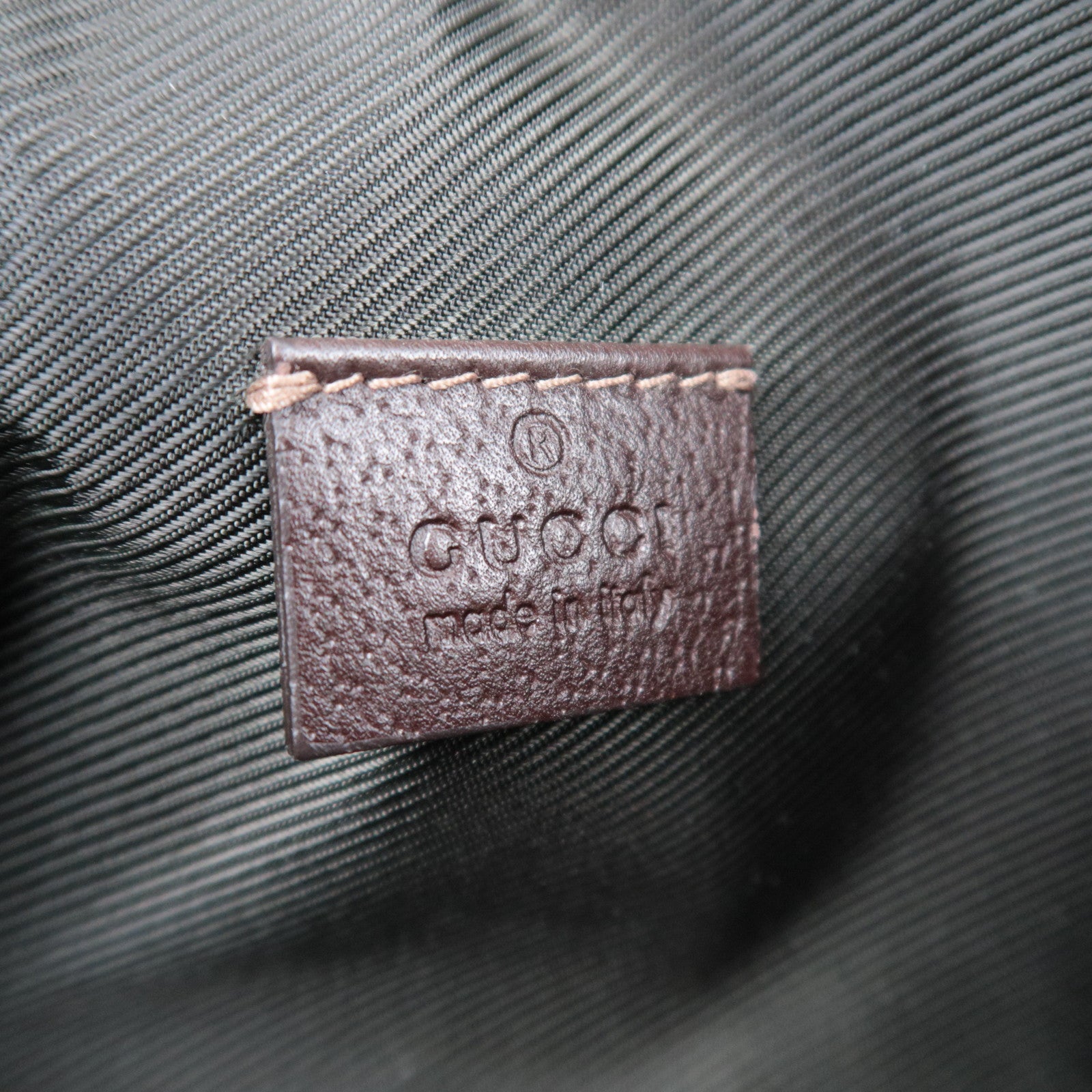 GUCCI Abby GG Canvas Handbag Brown 145750