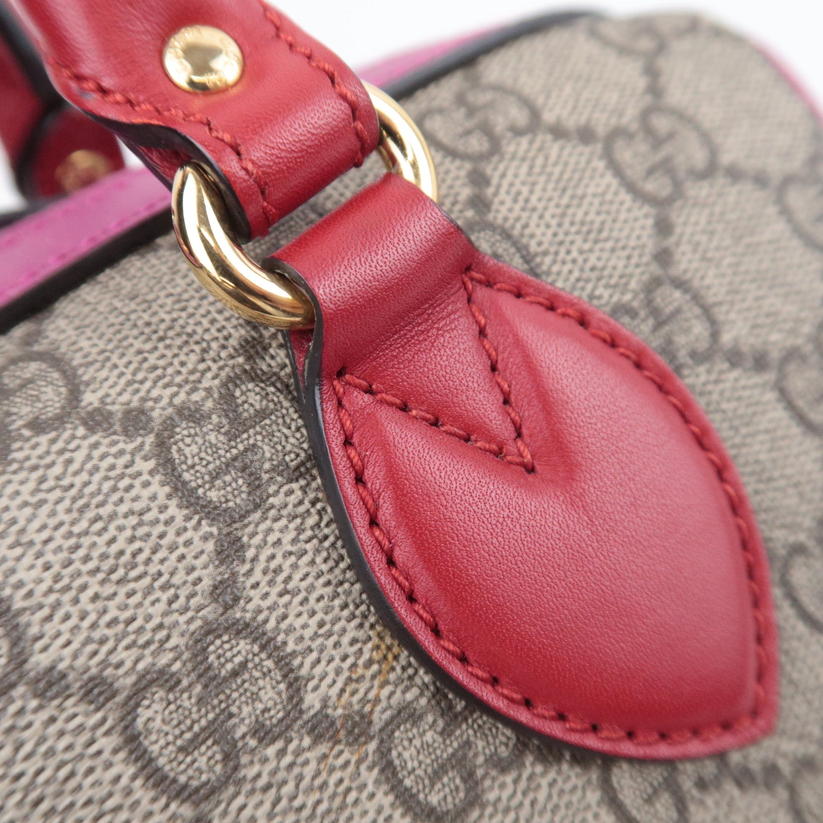GUCCI 2Way GG Supreme Handbag Bag 409529