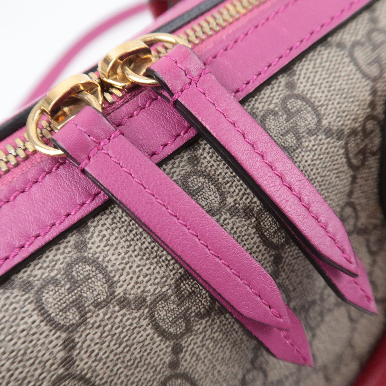 GUCCI 2Way GG Supreme Handbag Bag 409529