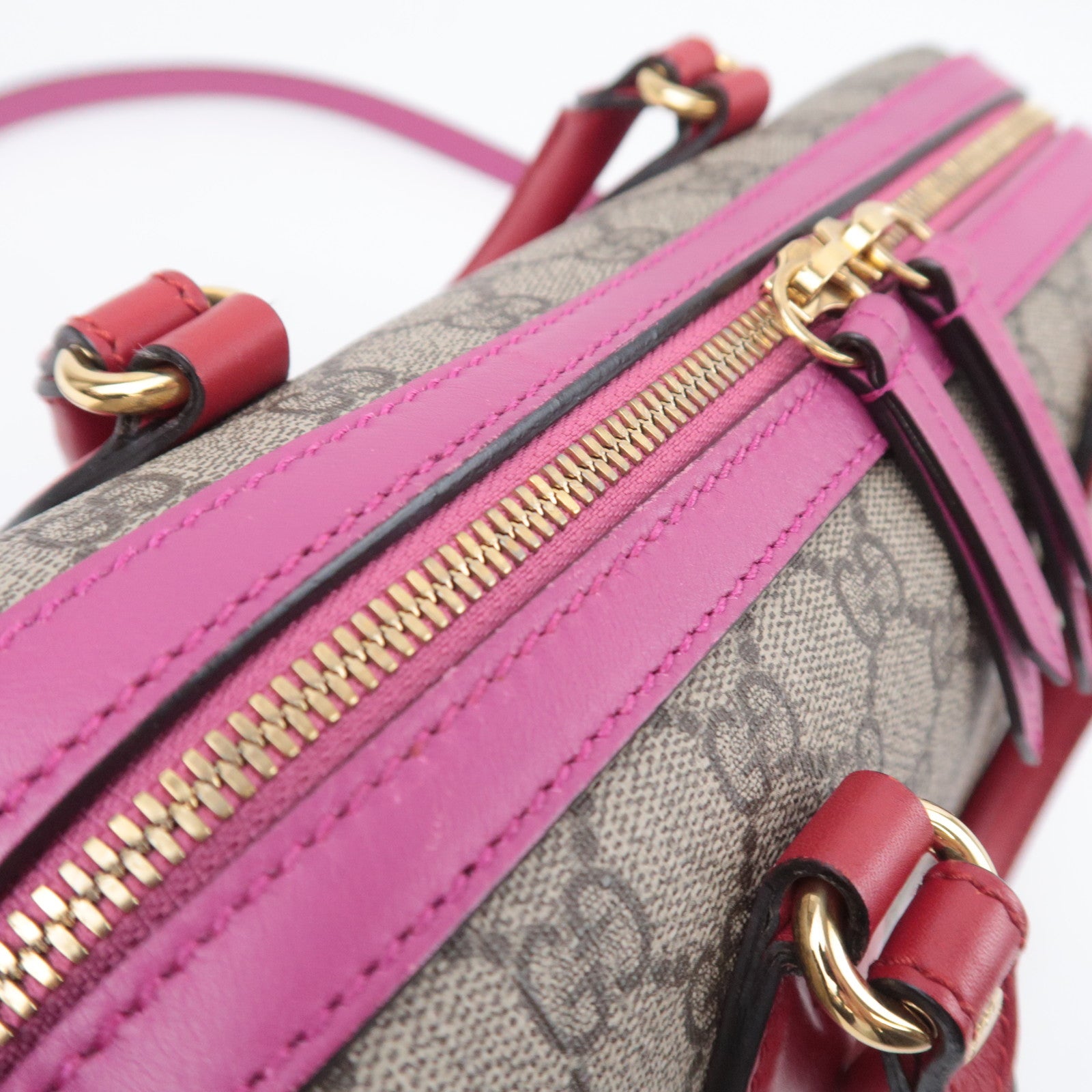 GUCCI 2Way GG Supreme Handbag Bag 409529