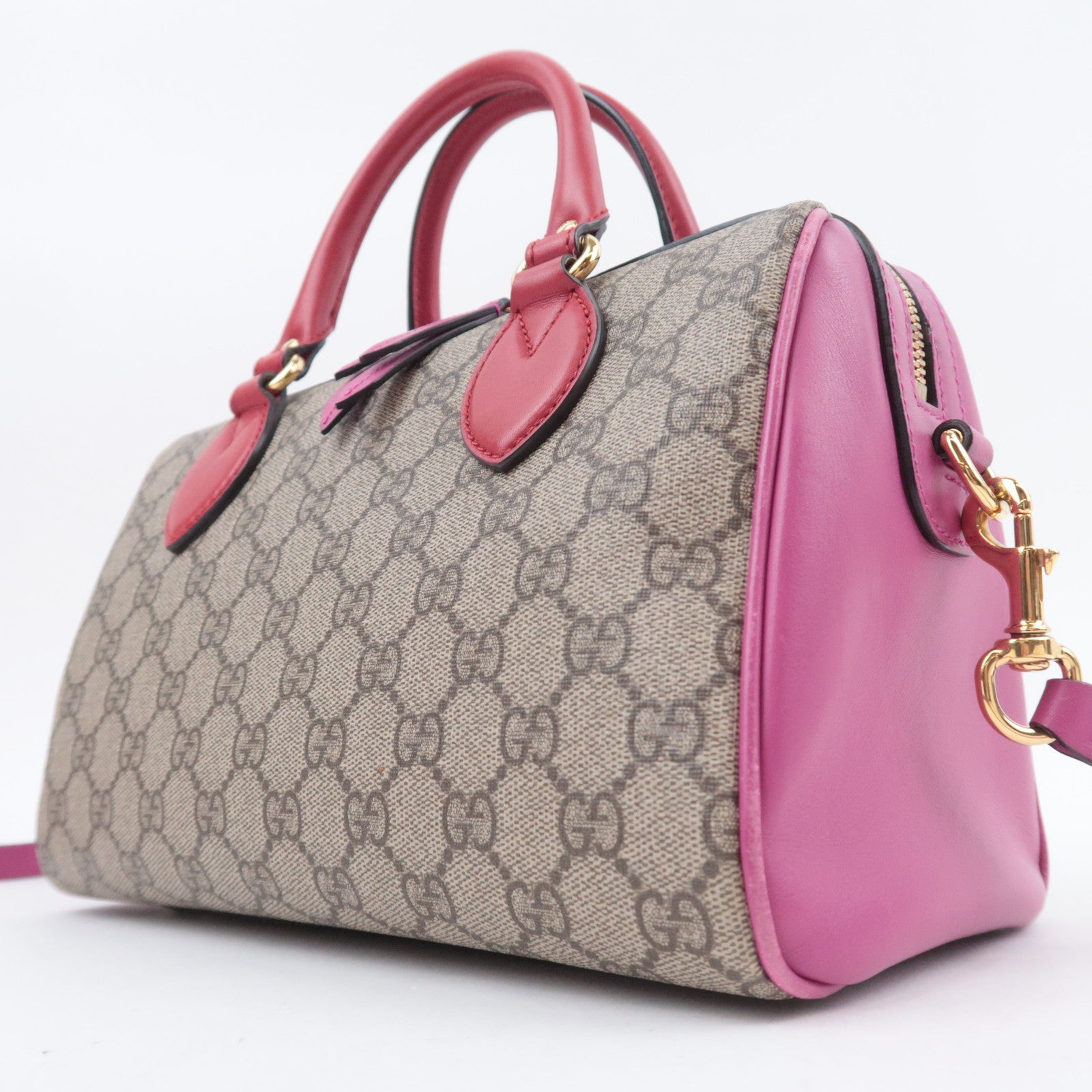 GUCCI 2Way GG Supreme Handbag Bag 409529