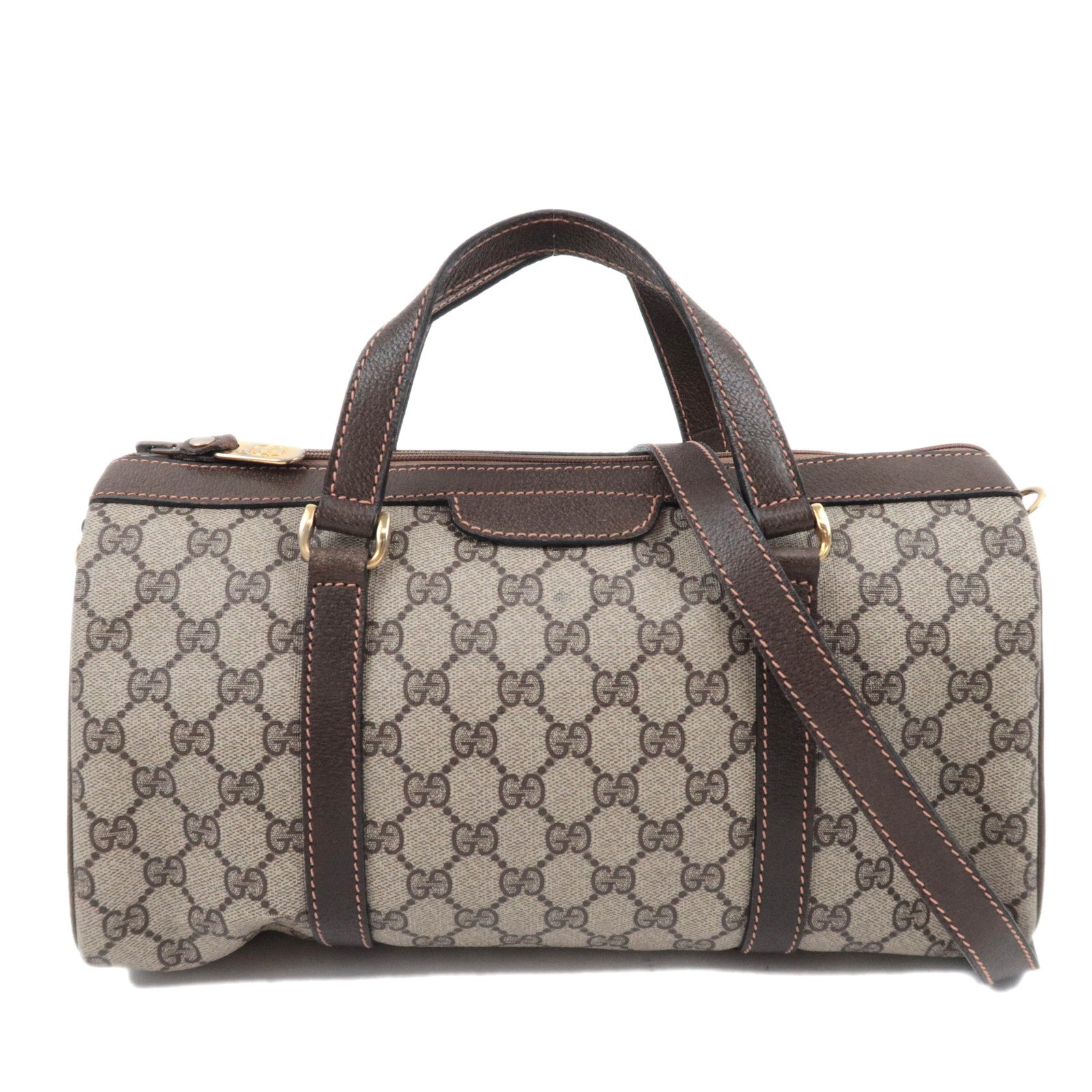 GUCCI Old Gucci GG Plus 2Way Handbag Beige91728