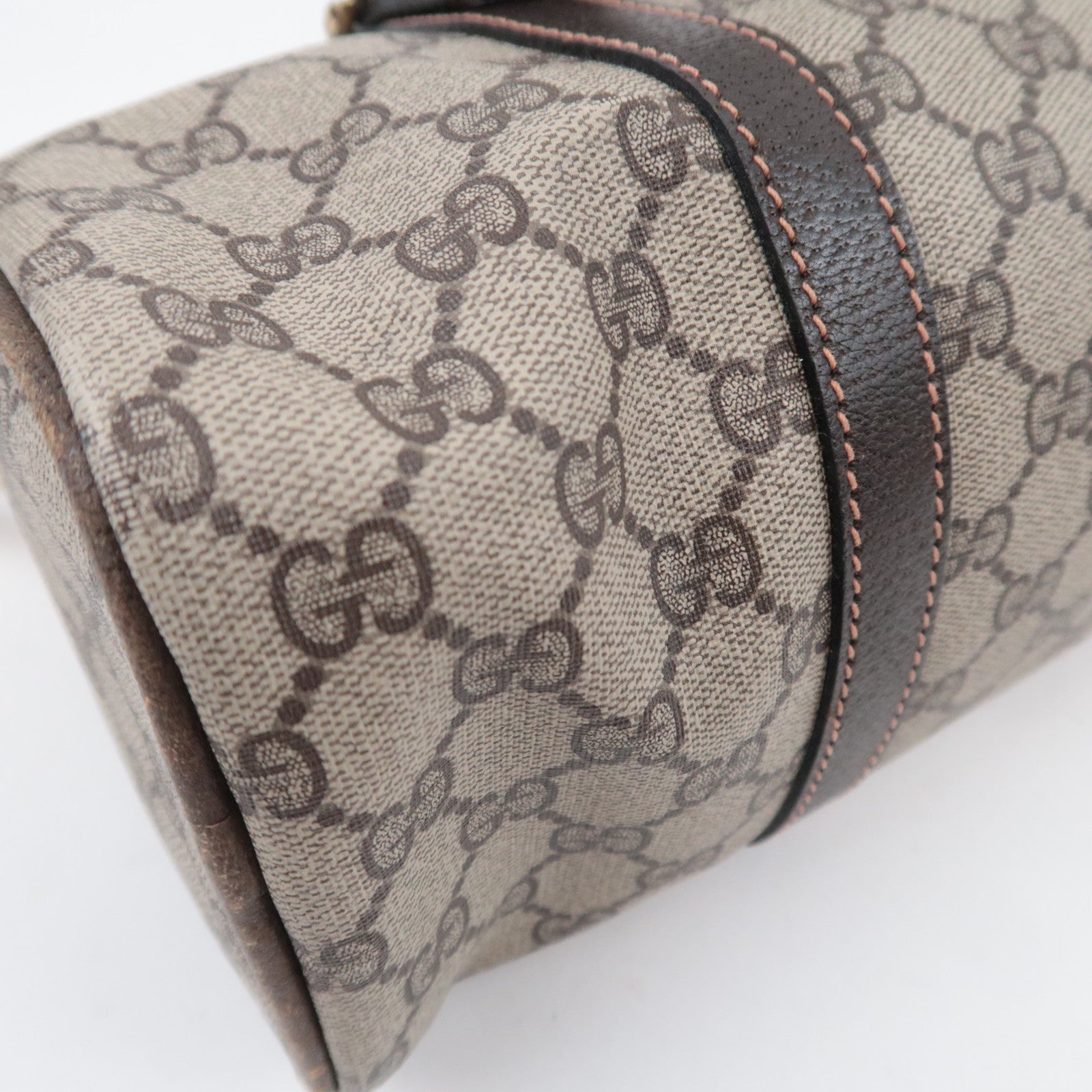 GUCCI Old Gucci GG Plus 2Way Handbag Beige