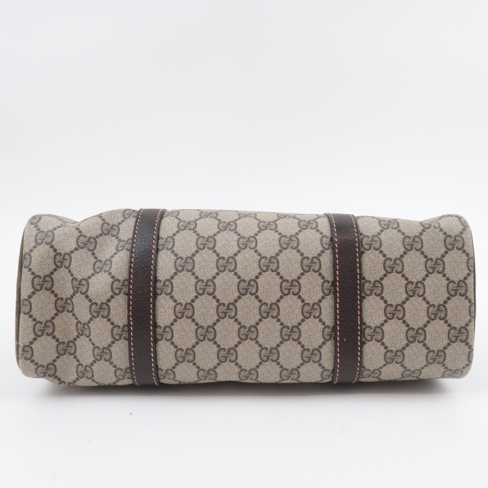 GUCCI Old Gucci GG Plus 2Way Handbag Beige