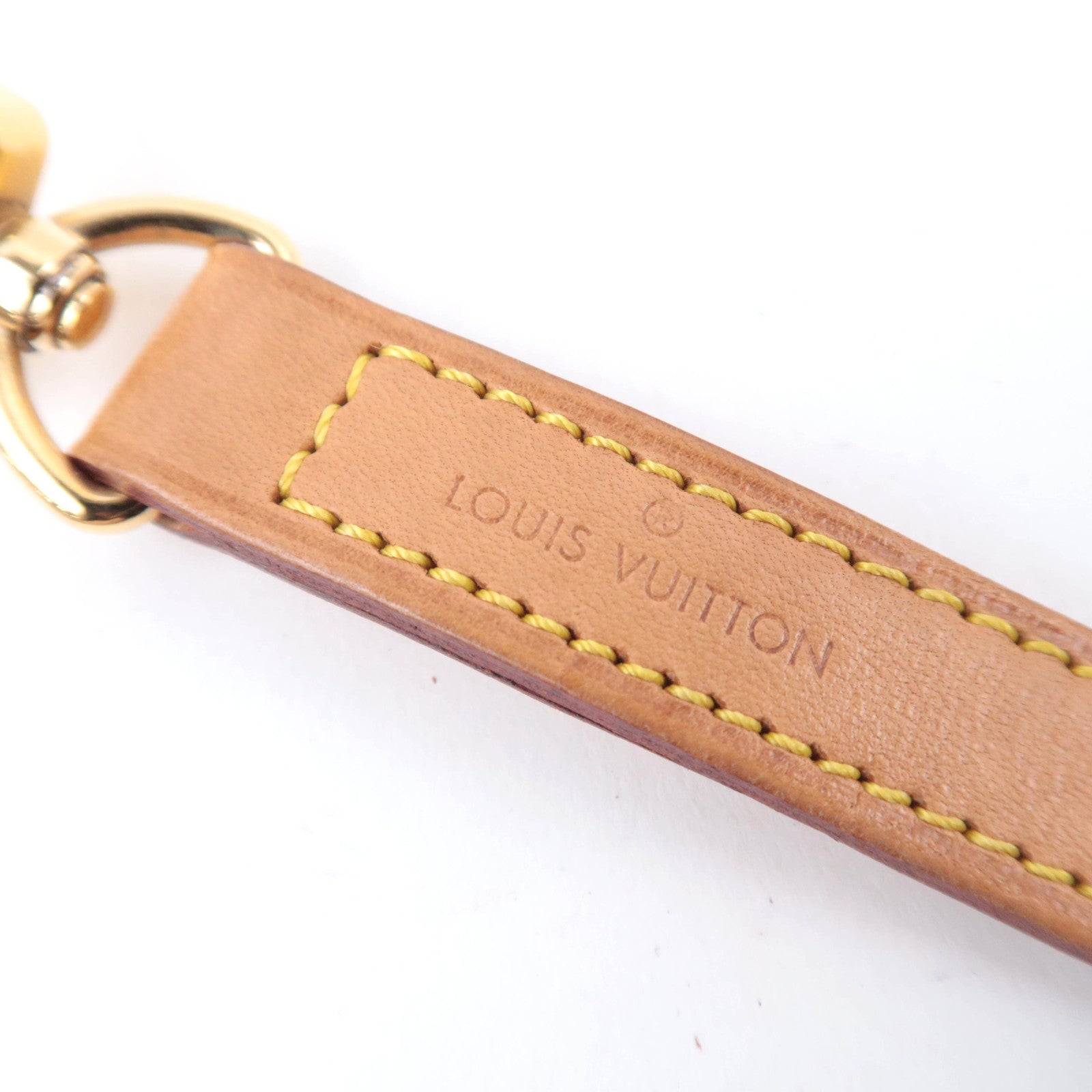 Louis Vuitton Leather Shoulder Strap Length 120cm Width 1.6cm J00144
