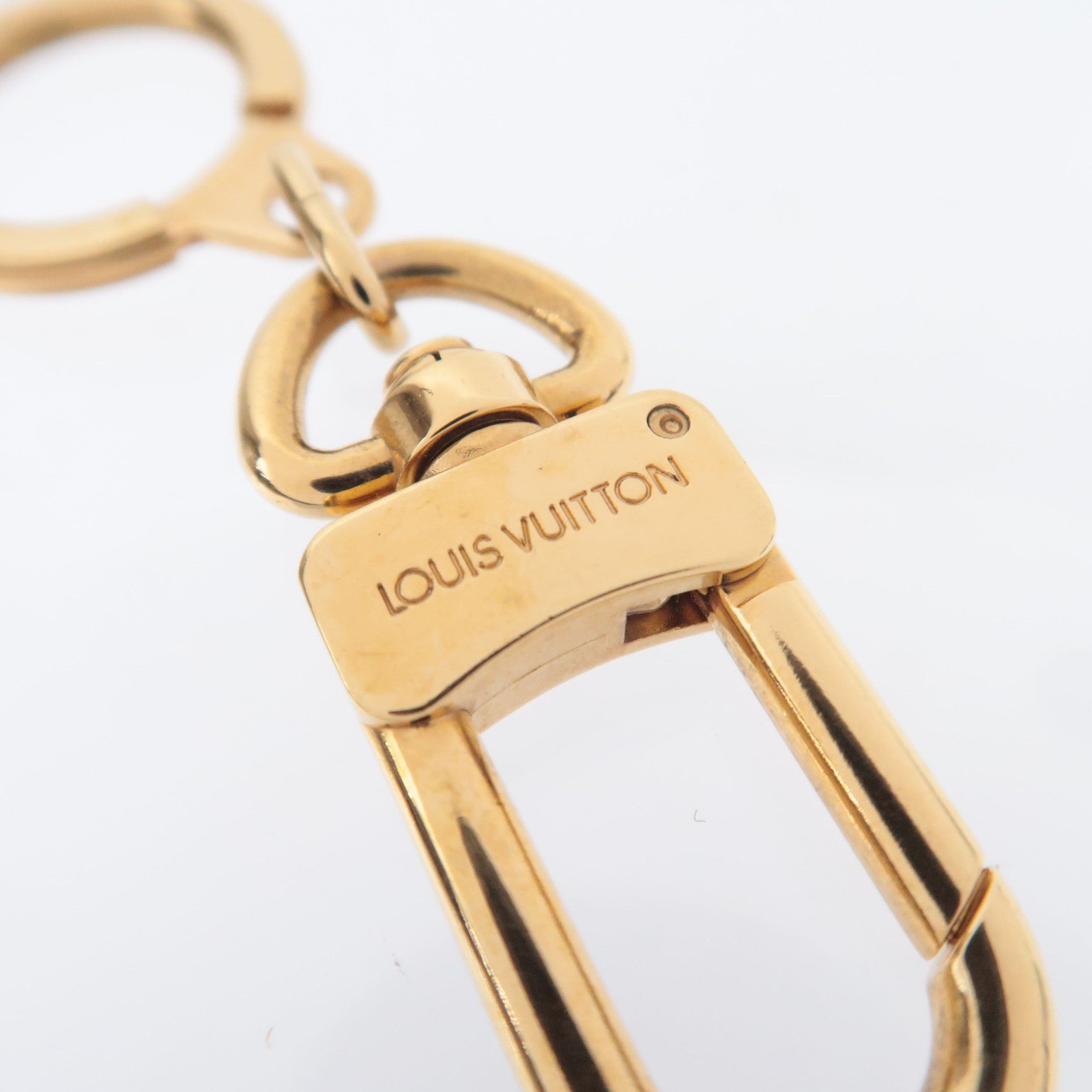Louis Vuitton Ano Cles Key Ring Gold Color M62694