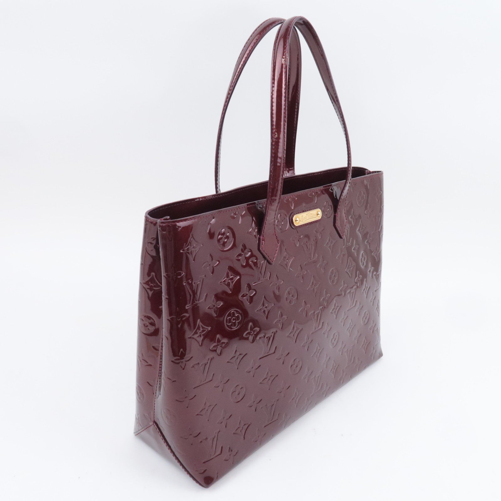 Louis Vuitton Monogram Vernis Wilshire MM Tote Bag M91646