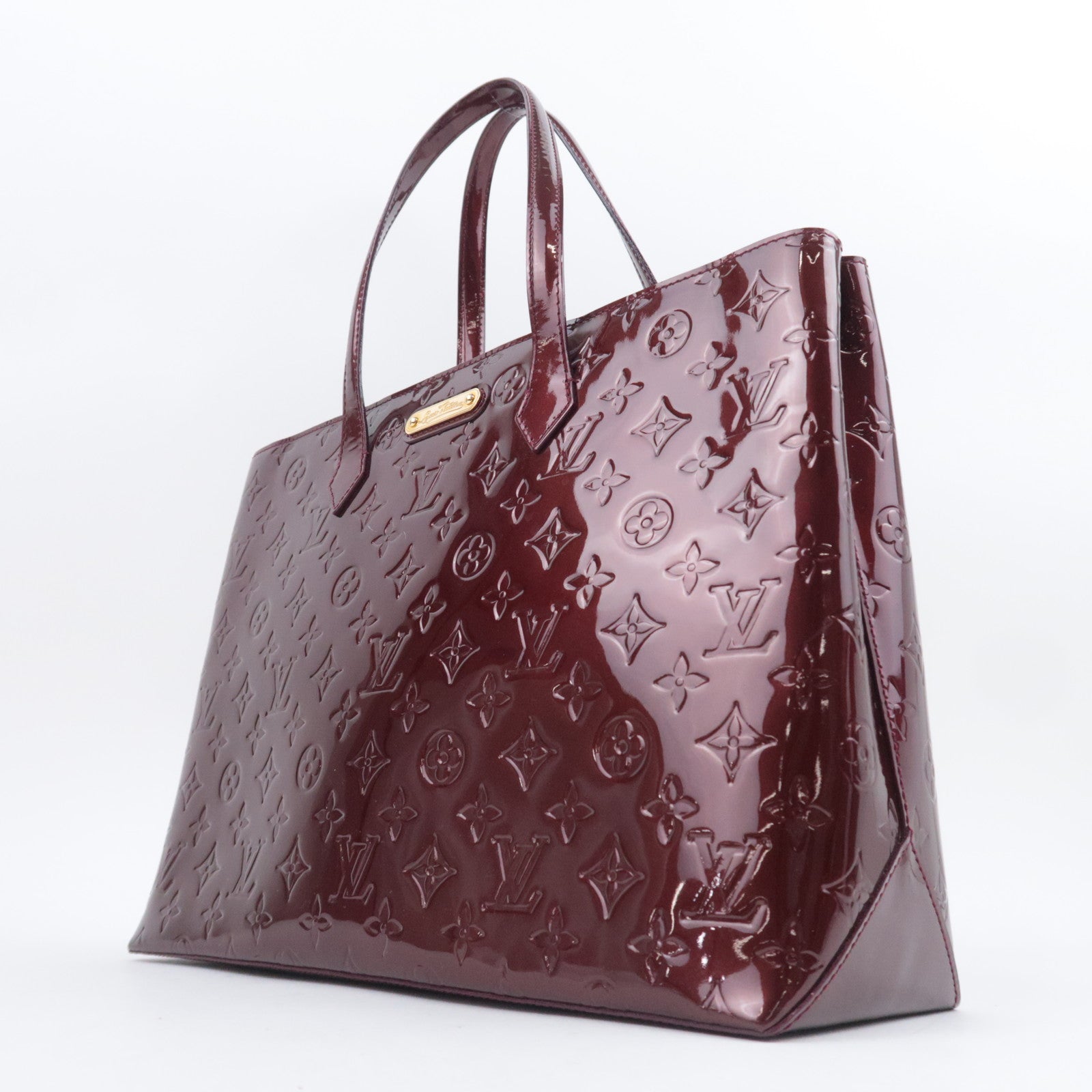 Louis Vuitton Monogram Vernis Wilshire MM Tote Bag M91646