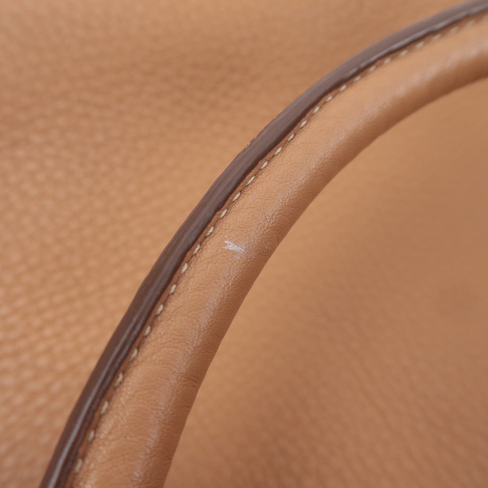 PRADA 2Way Leather Tote Bag Brown