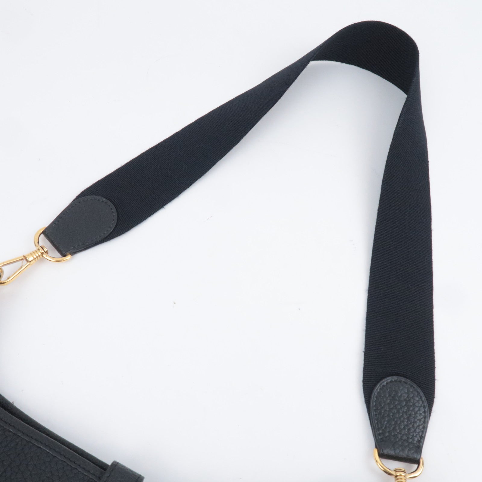 HERMES Evelyn 1 GM □O Stamp(2011) Taurillon Clemence Black