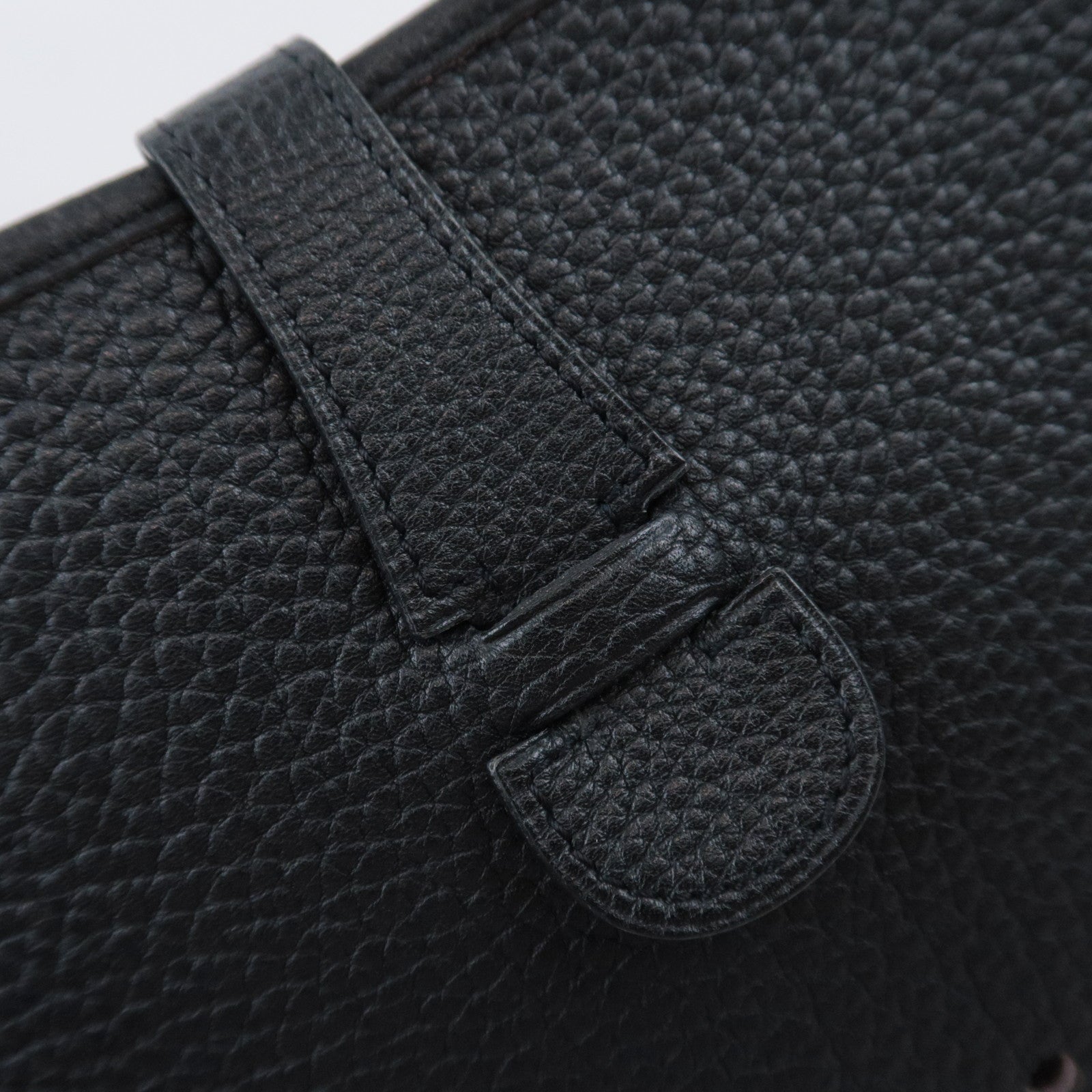 HERMES Evelyn 1 GM □O Stamp(2011) Taurillon Clemence Black