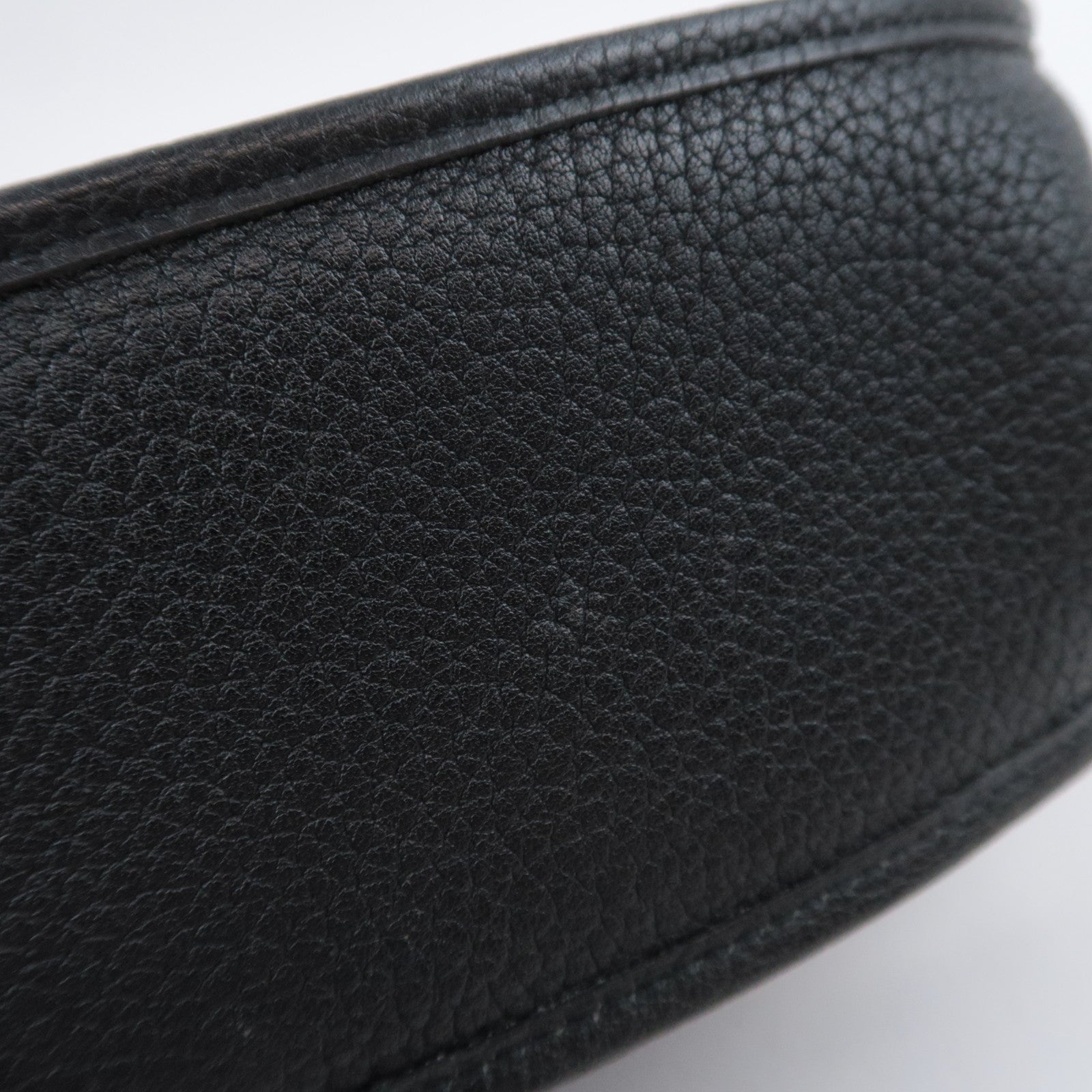 HERMES Evelyn 1 GM □O Stamp(2011) Taurillon Clemence Black