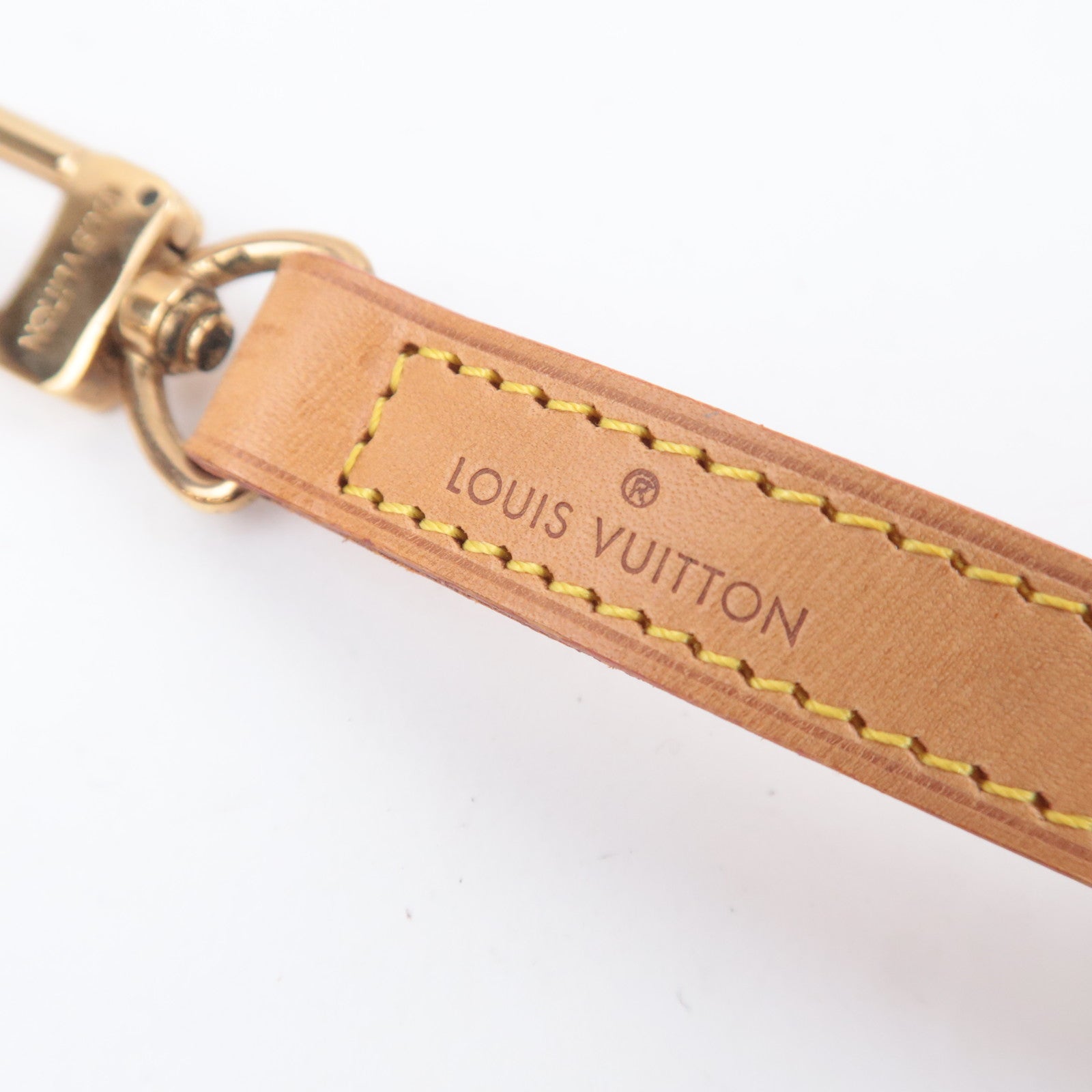Louis Vuitton Leather Shoulder Strap Length 120cm Width 1.6cm J00144
