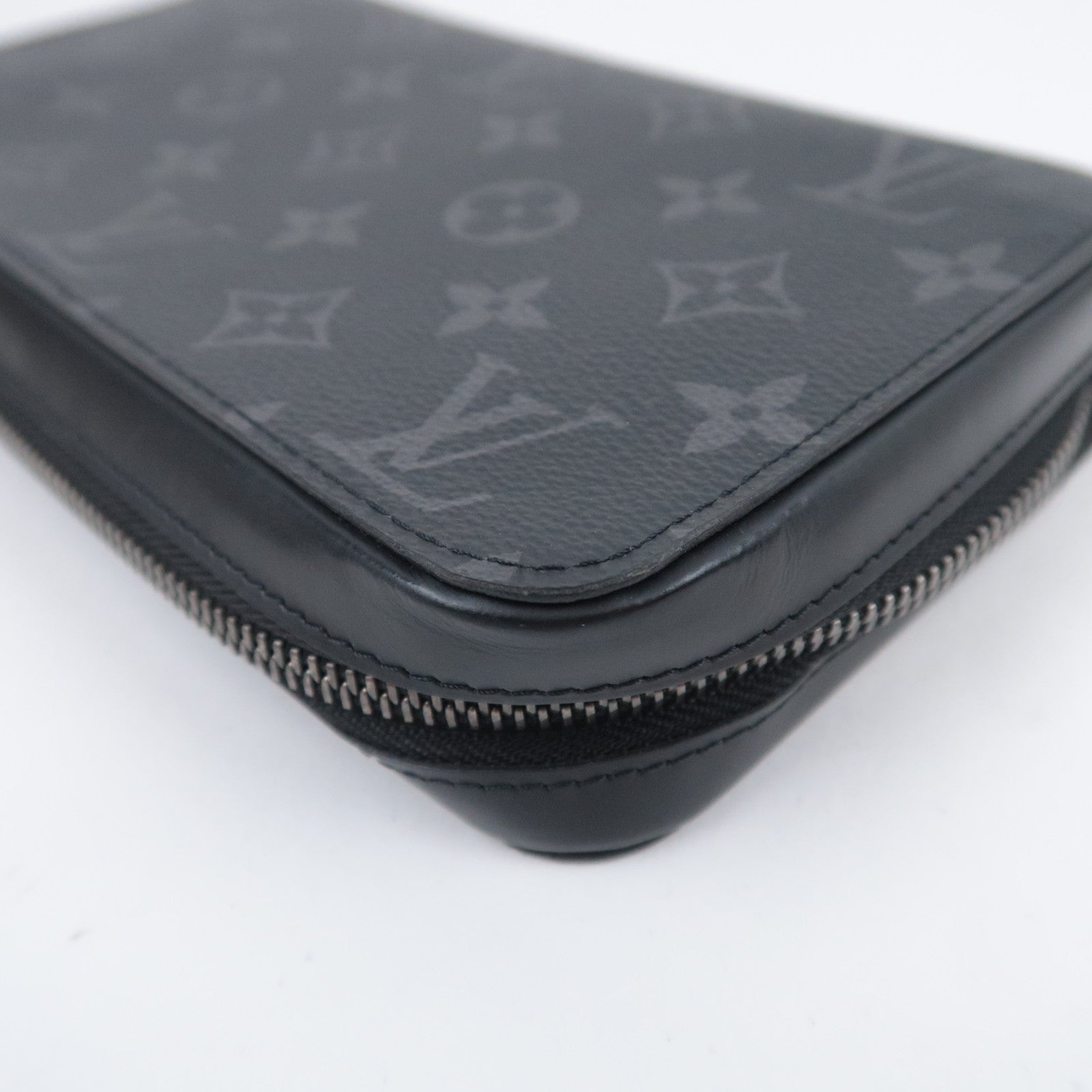 Louis Vuitton Monogram Eclipse Zippy XL Travel Wallet M61698