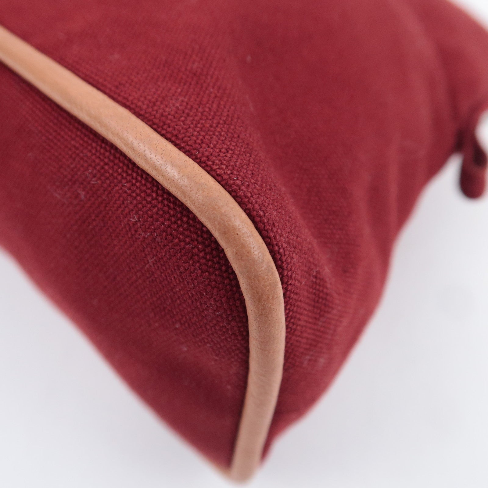 HERMES Bolide Pouch MM Cosmetic Pouch Red