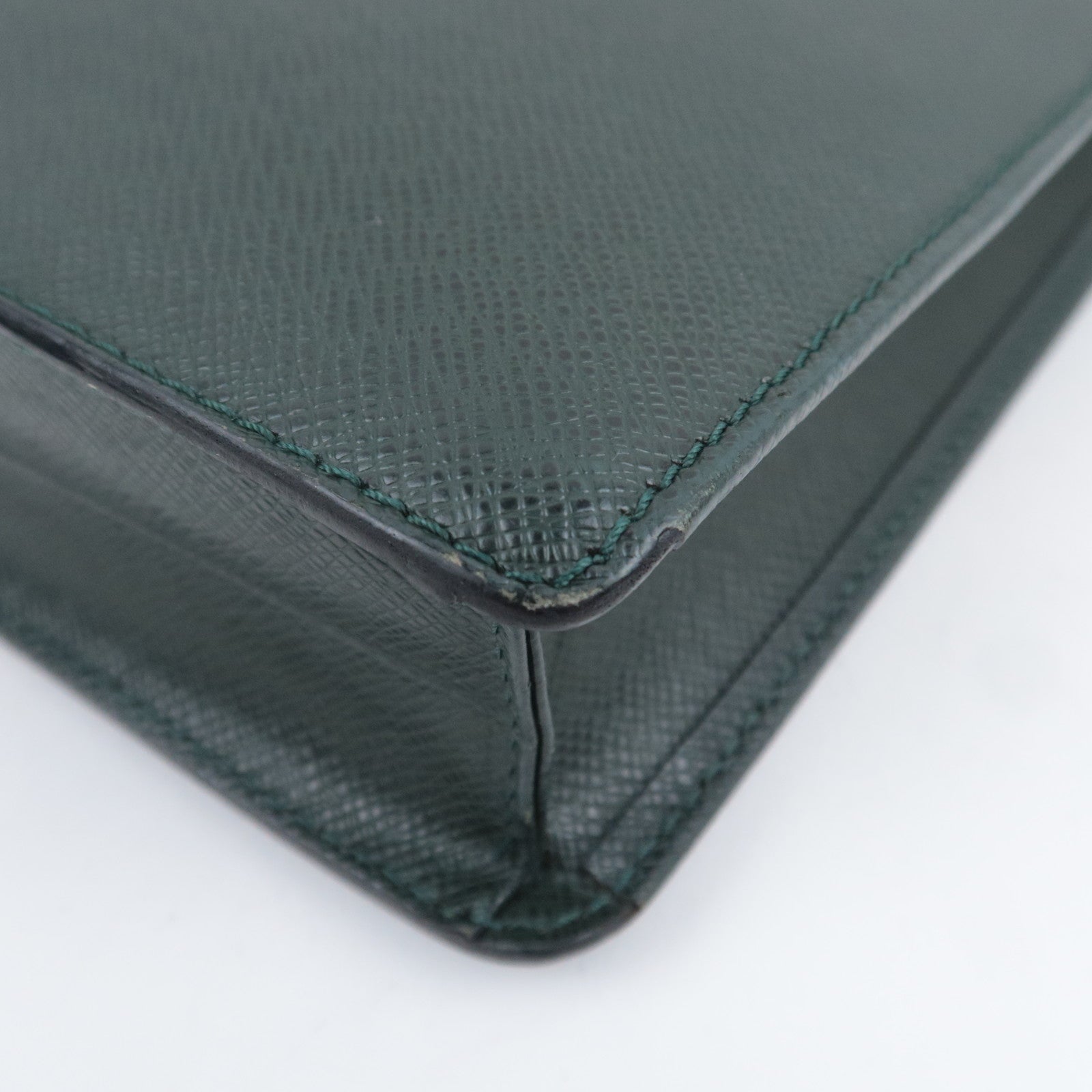 Louis Vuitton Taiga Serviette Clad Briefcase Epicea M30074