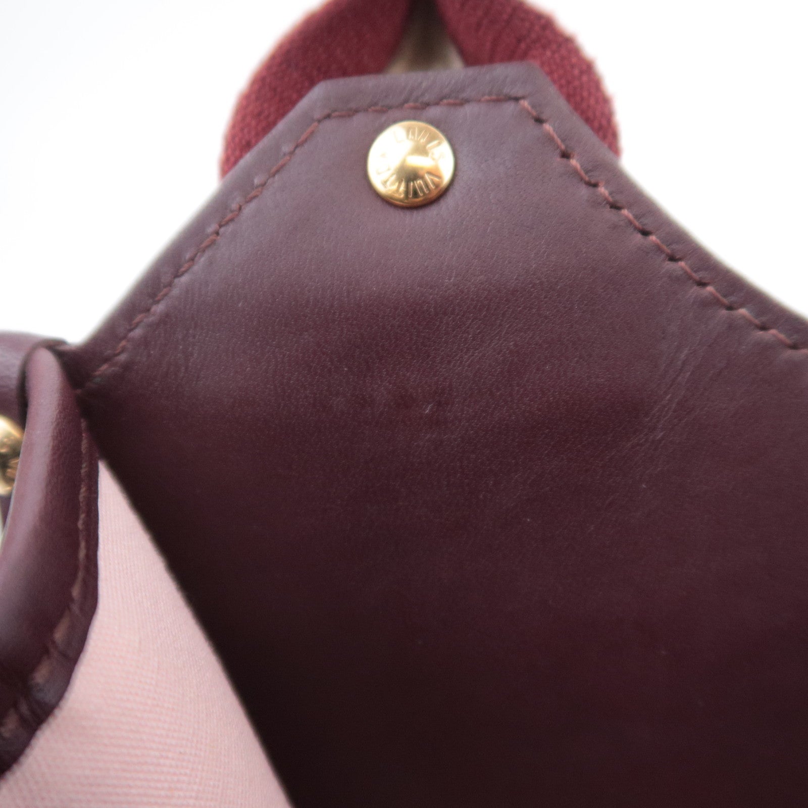 Louis Vuitton Monogram Mini Sac Catherine Handbag Cerise M92326