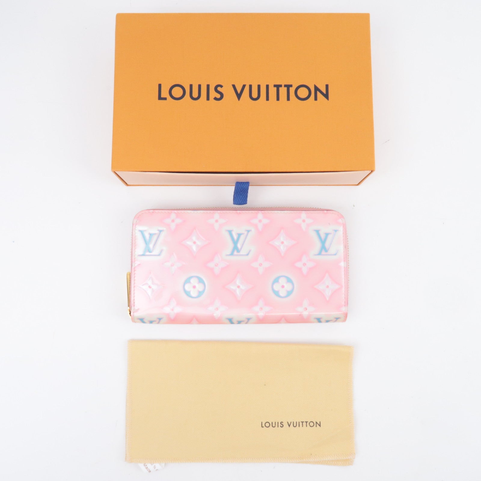 Louis Vuitton Monogram Vernis Zippy Wallet Japan Valentine Exclusive M81145