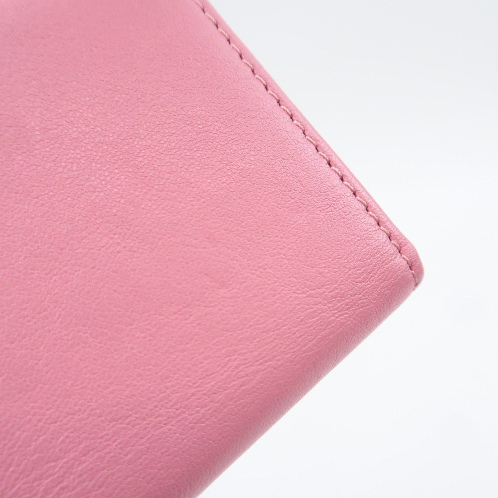 JIMMY CHOO Star Studs Leather Wallet Pink