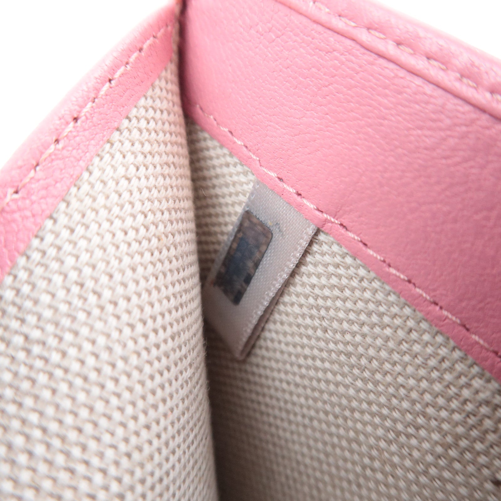 JIMMY CHOO Star Studs Leather Wallet Pink