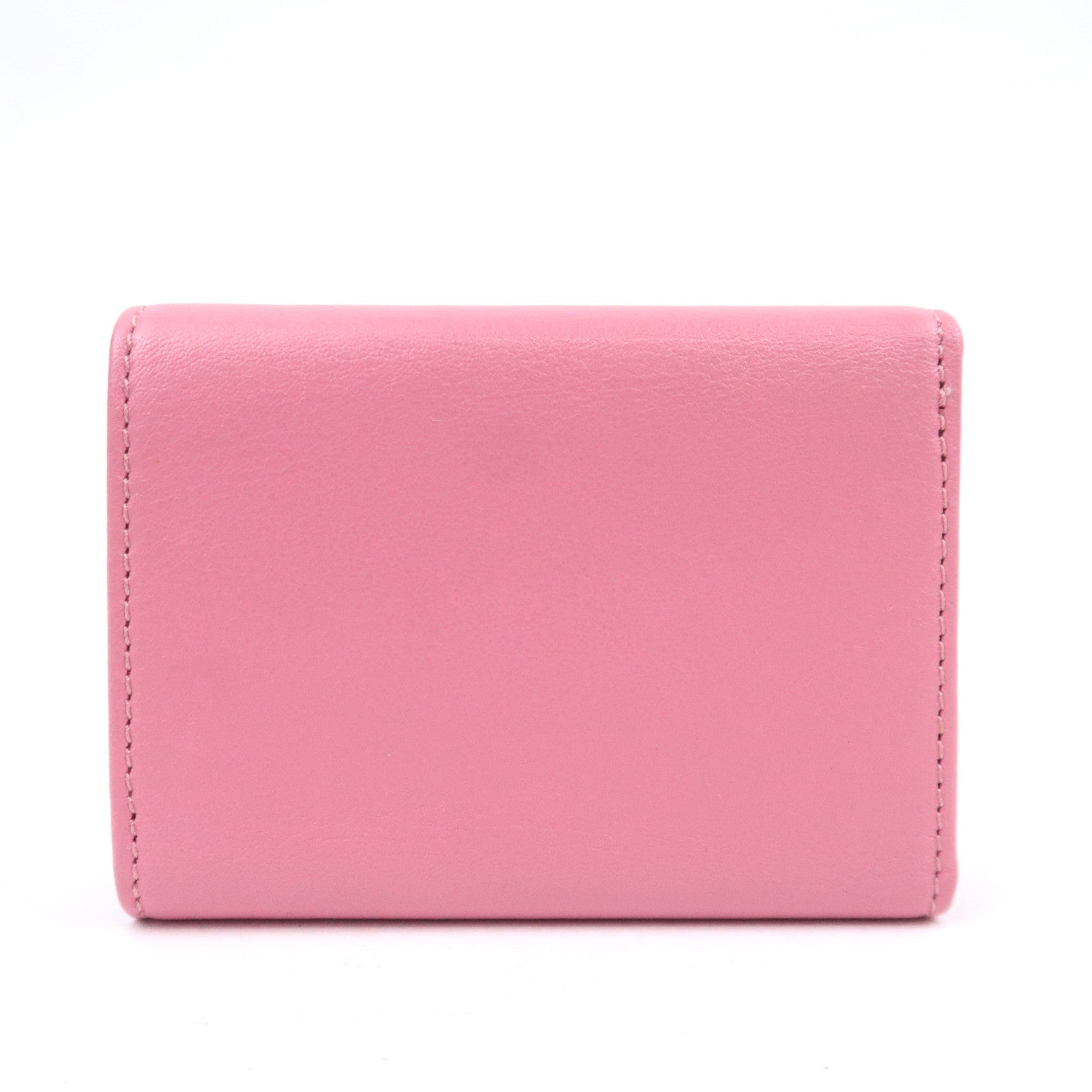 JIMMY CHOO Star Studs Leather Wallet Pink