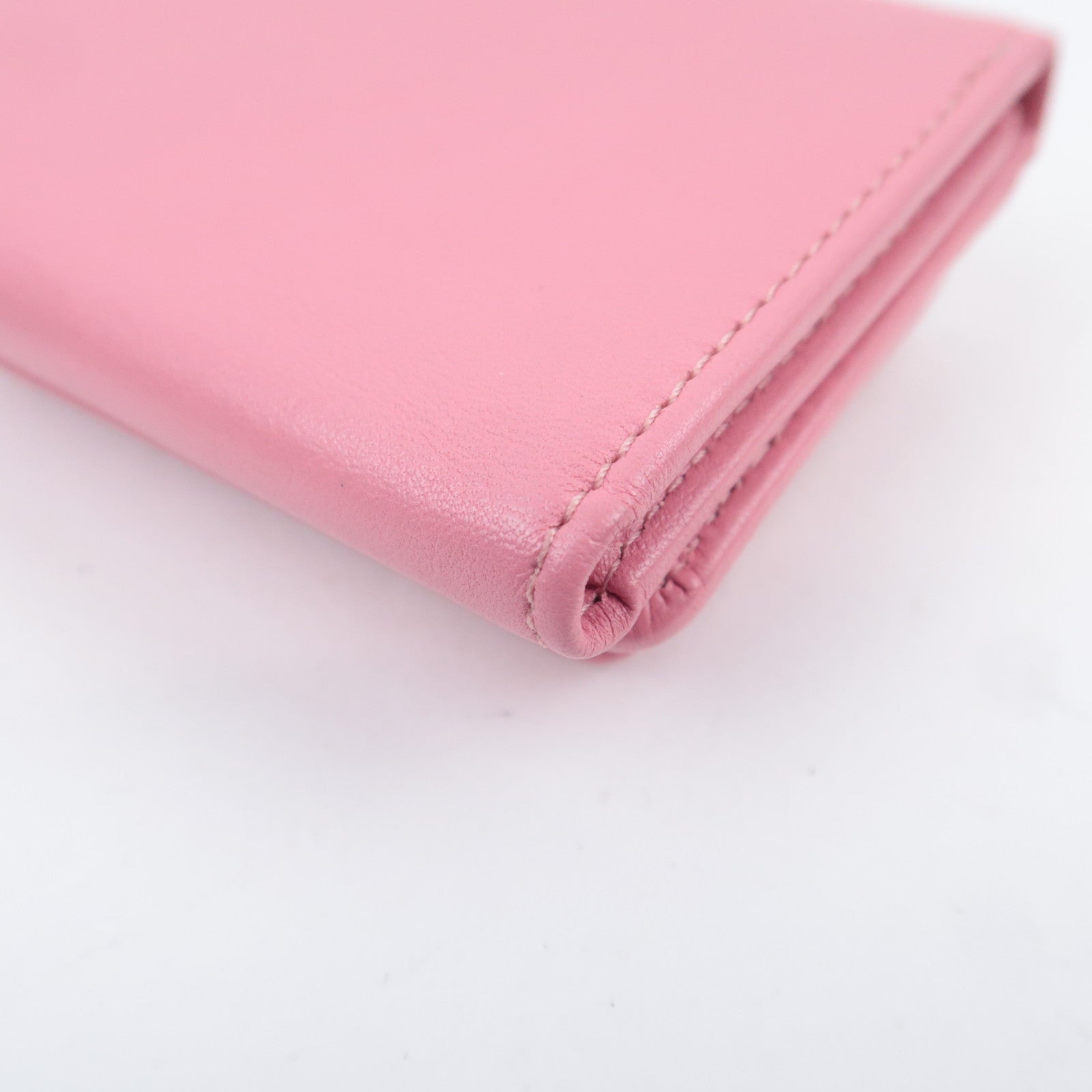 JIMMY CHOO Star Studs Leather Wallet Pink