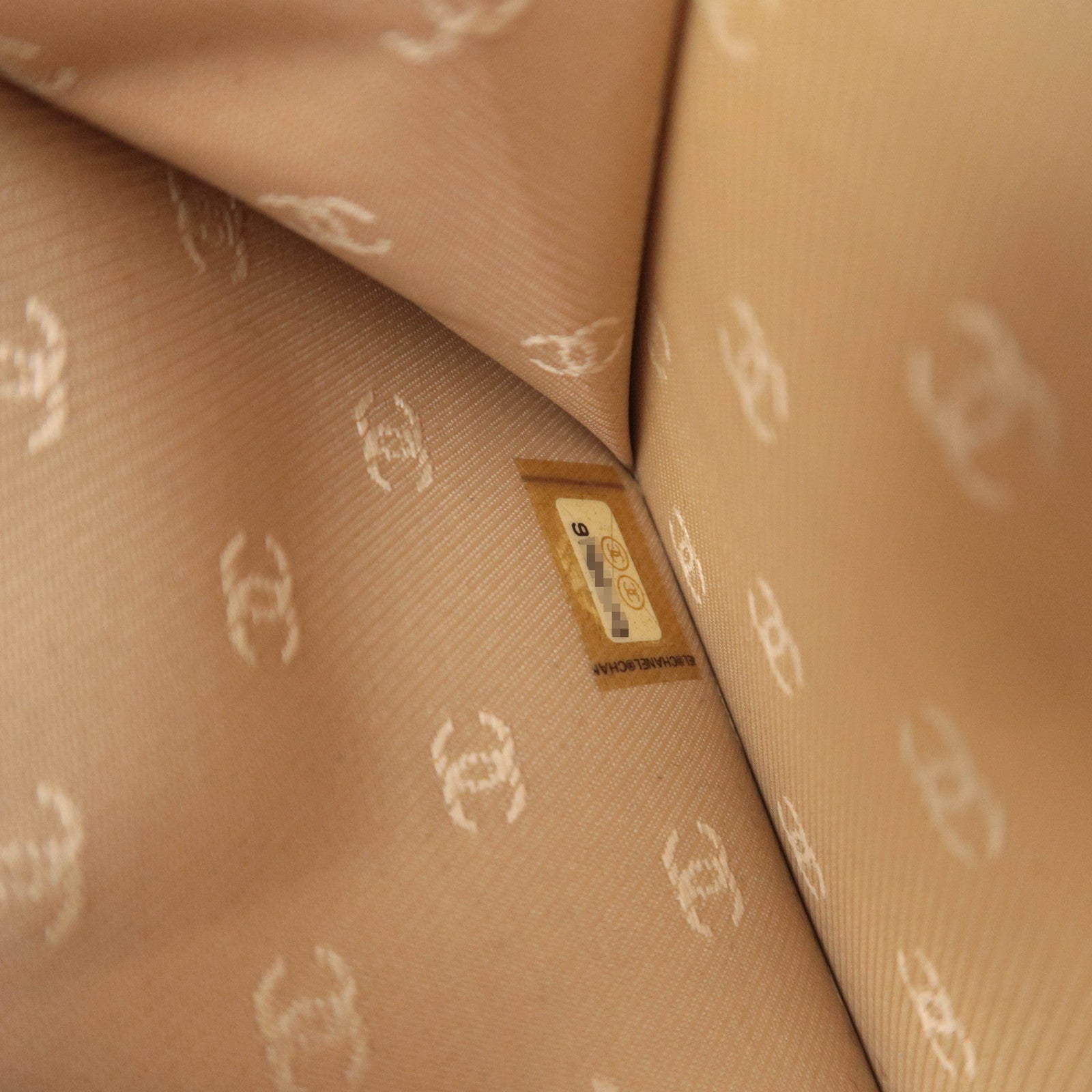 CHANEL Coco Button Leather Long Wallet Pink