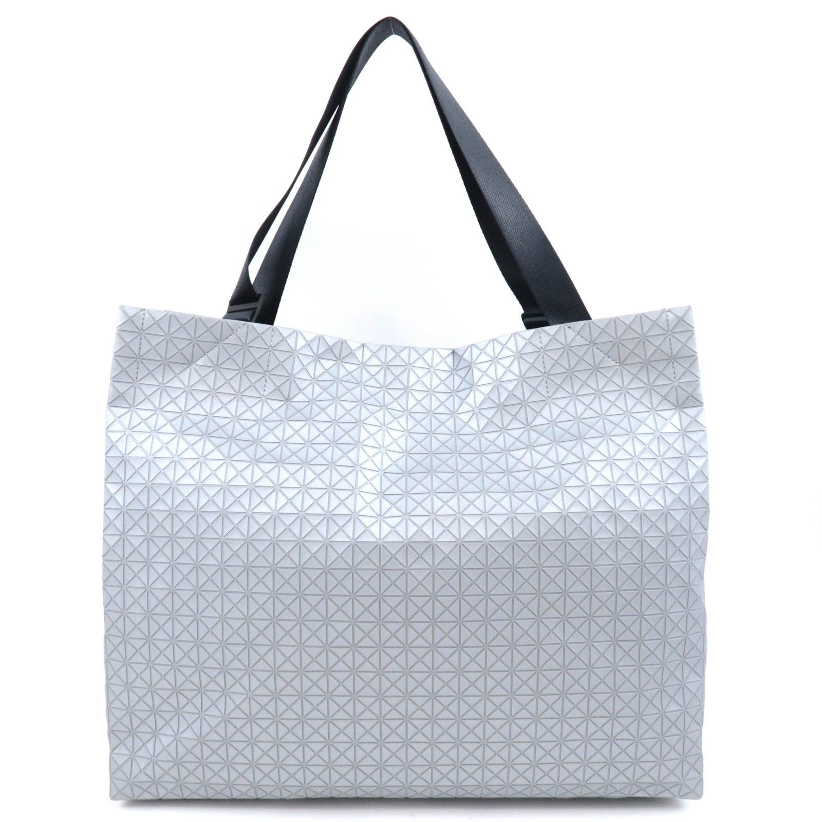 ISSEY MIYAKE BAO BAO Cart Reflector Tote Bag Silver