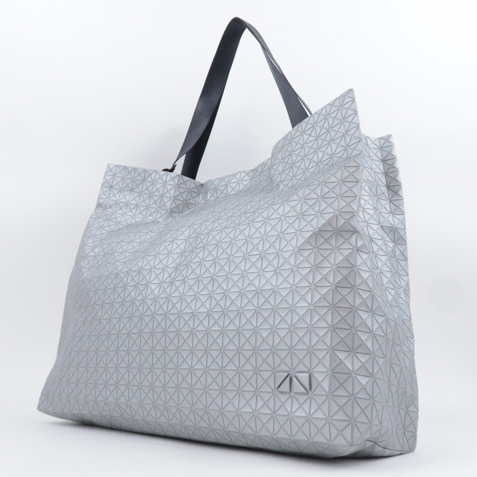 ISSEY MIYAKE BAO BAO Cart Reflector Tote Bag Silver
