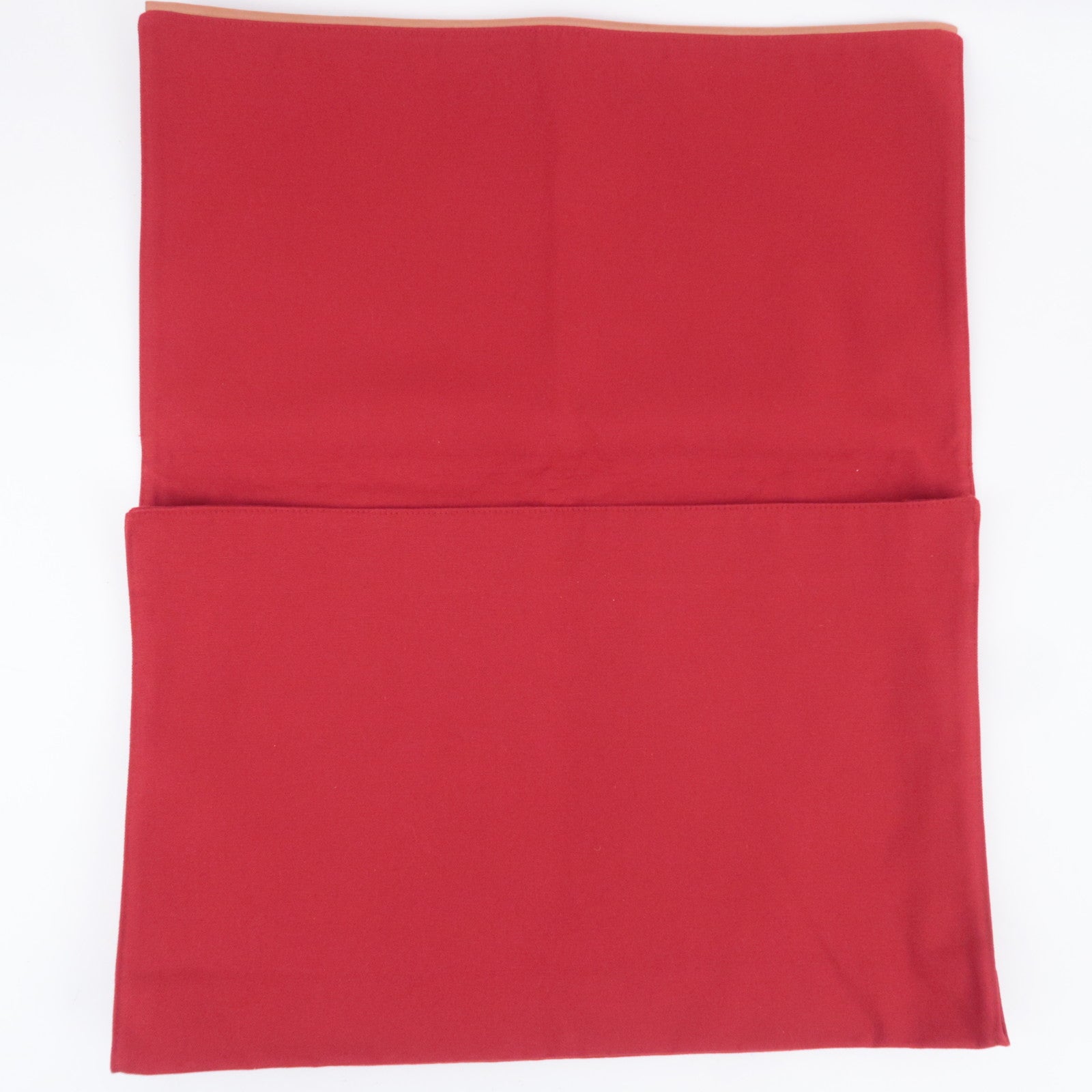 HERMES Bolide Dress Shirt Storage Pouch Tapis De Selle Red